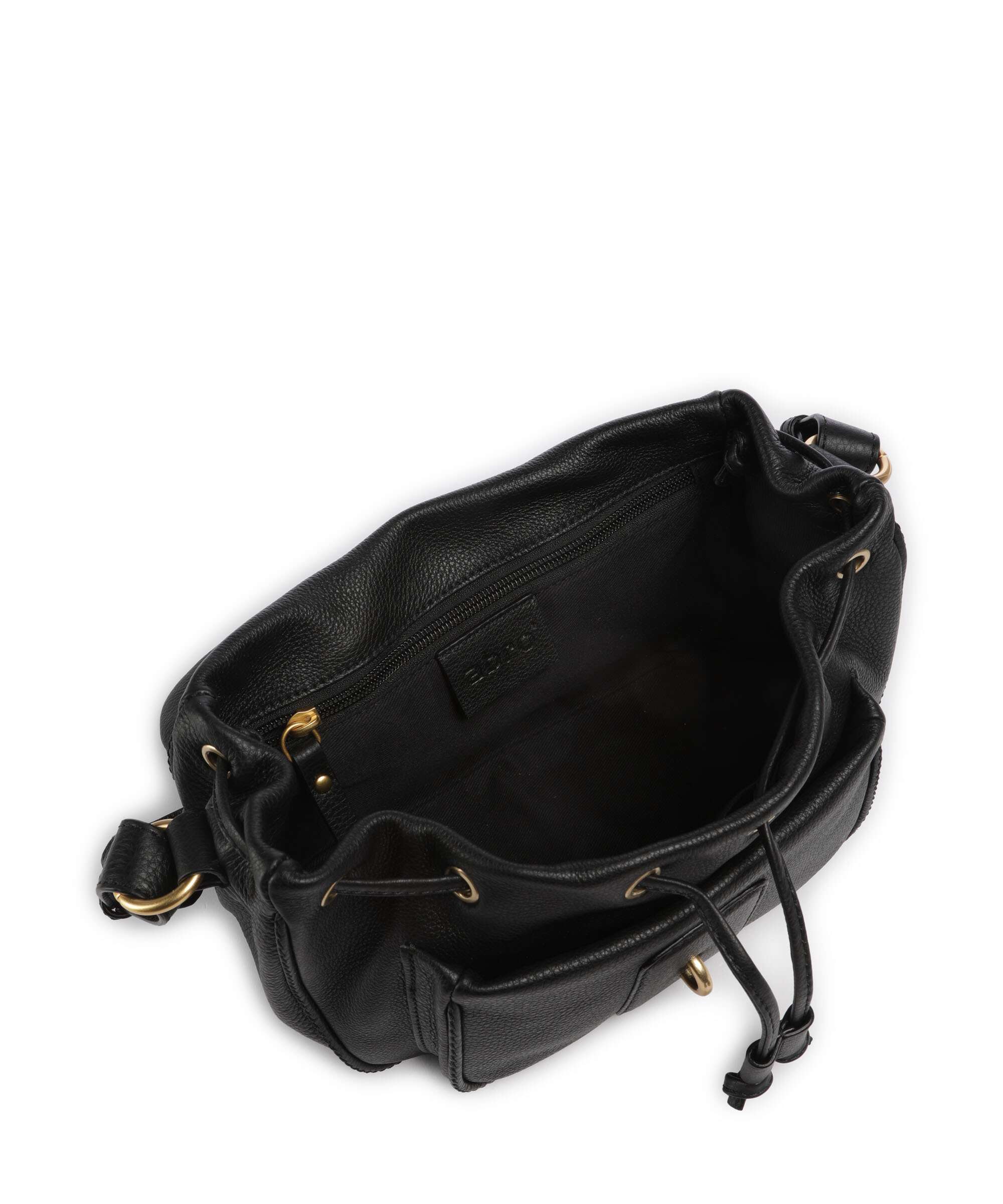 Abro Dalia Star Saddle Sac porté épaule black/gold - Image 7
