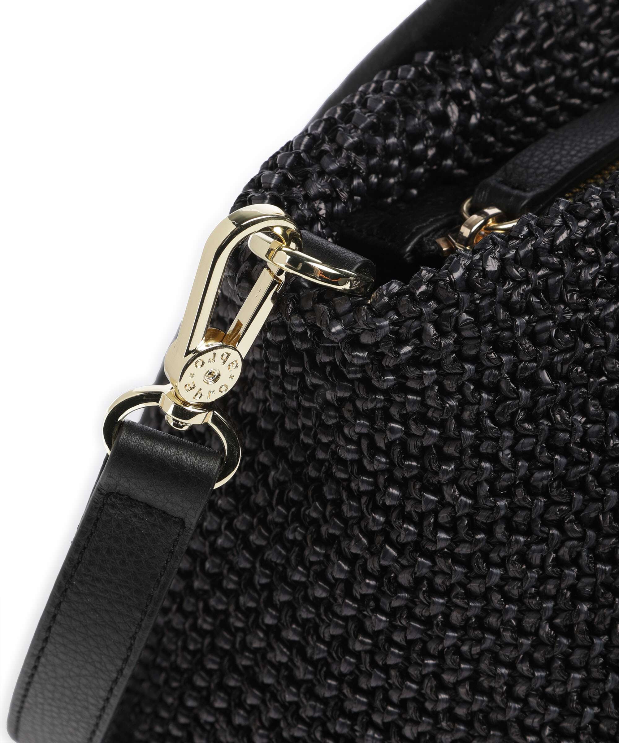 Abro Maglia Raffia Willow Sac à main black/gold - Image 4