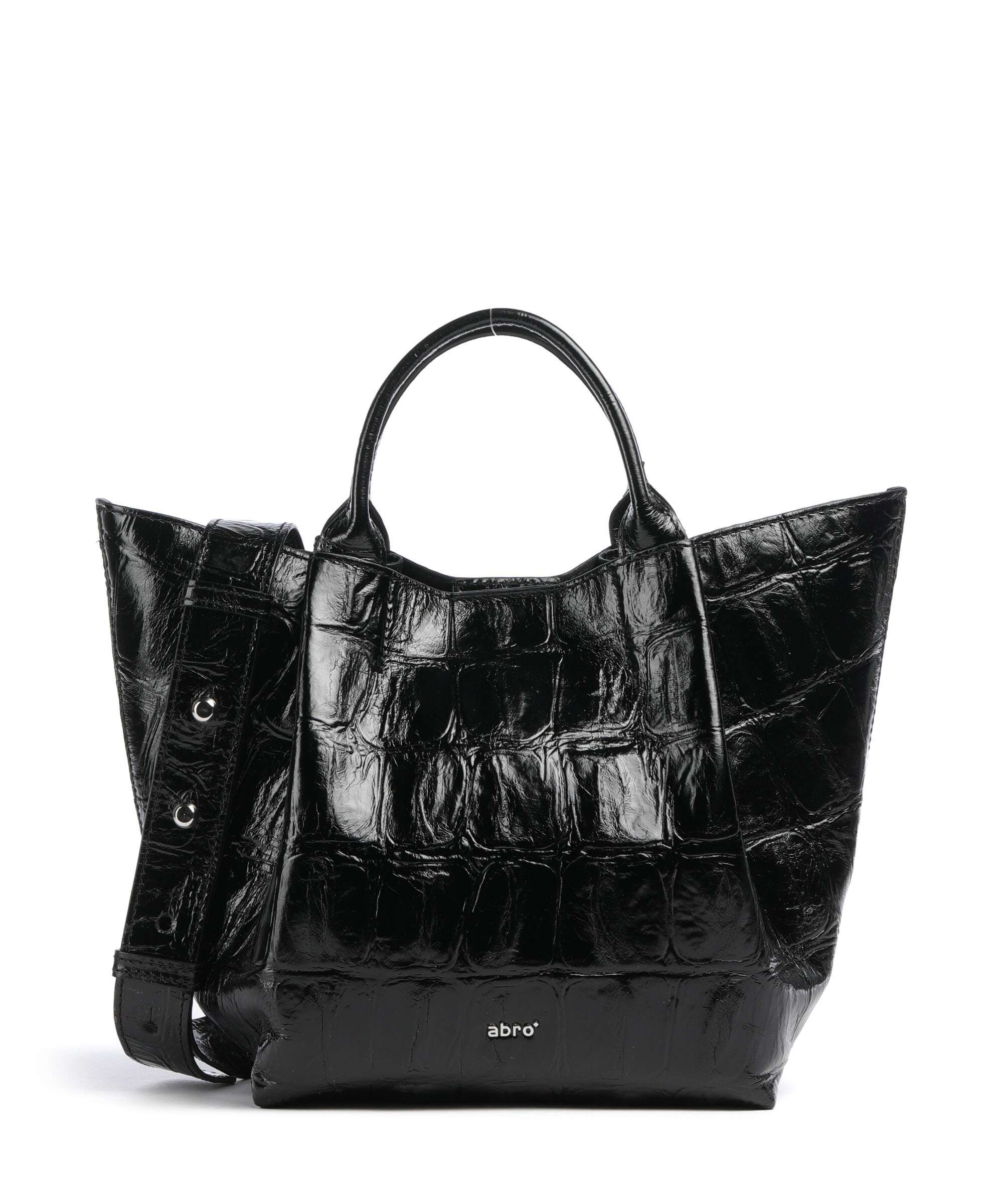Abro Maxi Cocco Essential Small Sac à main black/nickel
