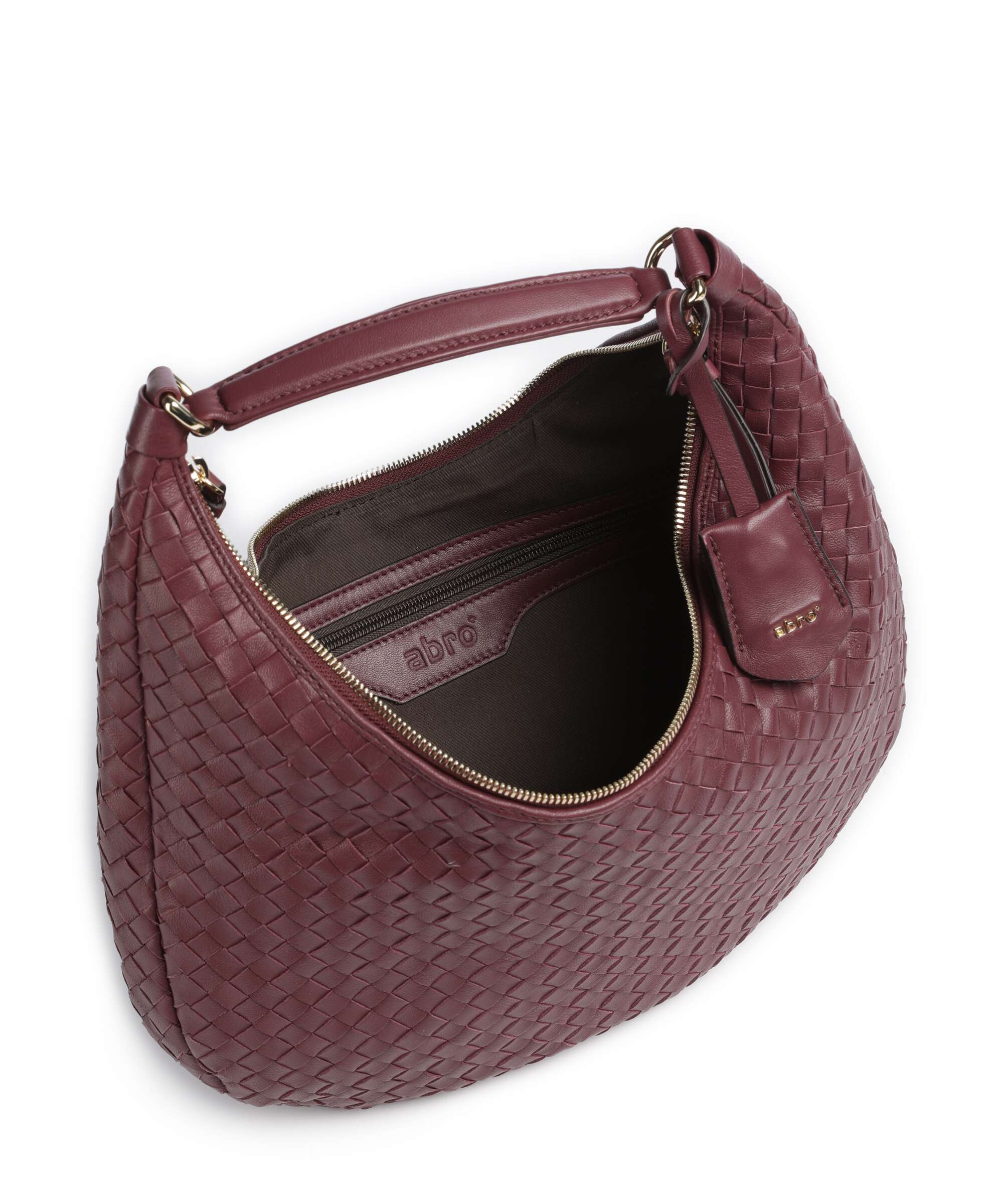 Abro Piuma Nana Small Sac fourre-tout bordeaux - Image 6