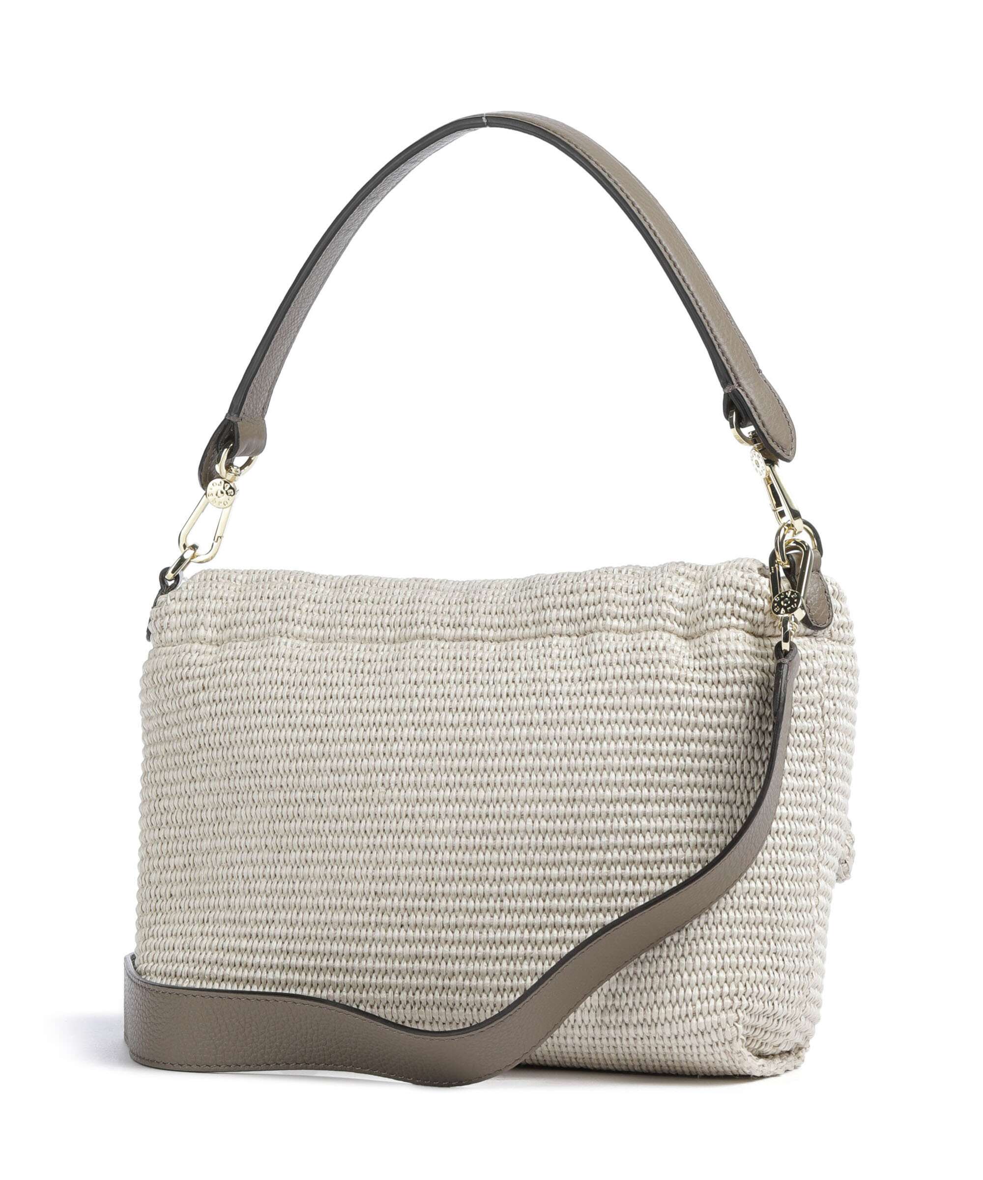 Abro Raffia Classica Temi Medium Sac porté épaule sahara - Image 2