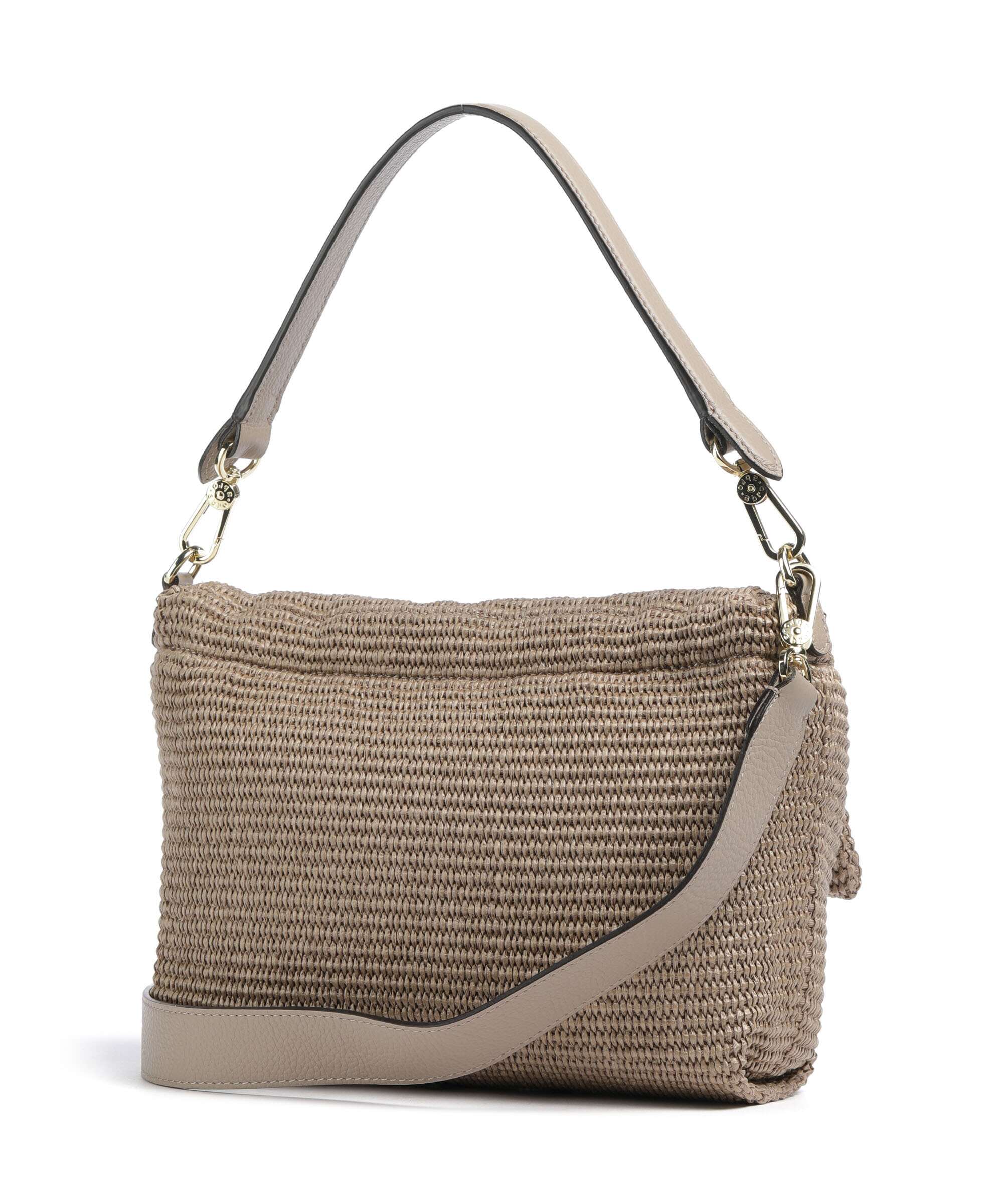 Abro Raffia Classica Temi Medium Sac porté épaule siena - Image 2