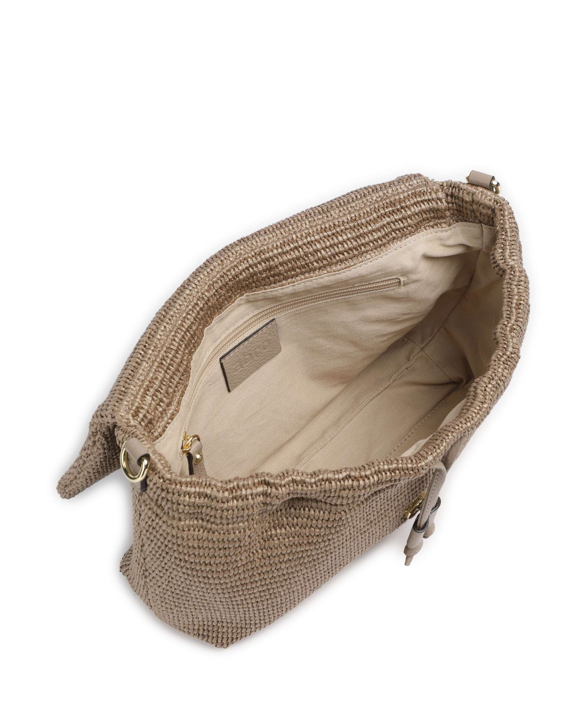 Abro Raffia Classica Temi Medium Sac porté épaule siena - Image 6
