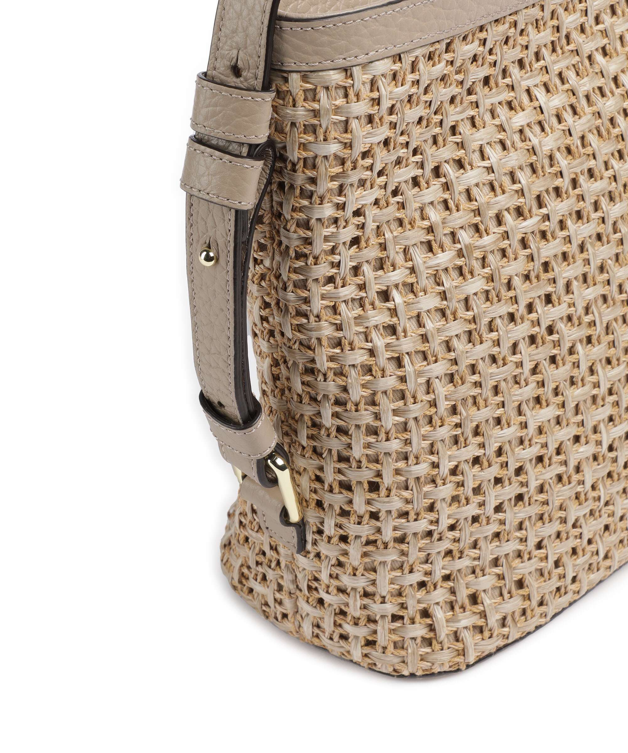 Abro Raffia Cordino Cosmo Sac bandoulière siena - Image 4