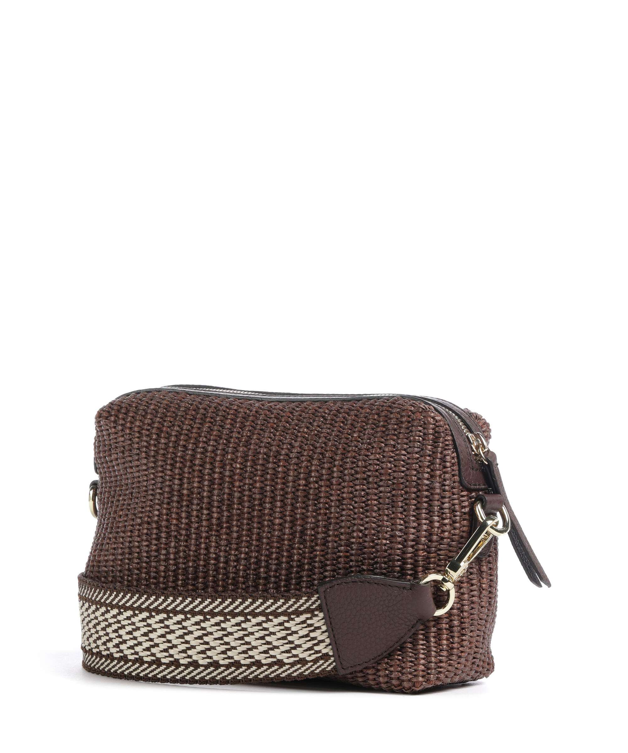 Abro Raffia Kaia Sac bandoulière wood - Image 2