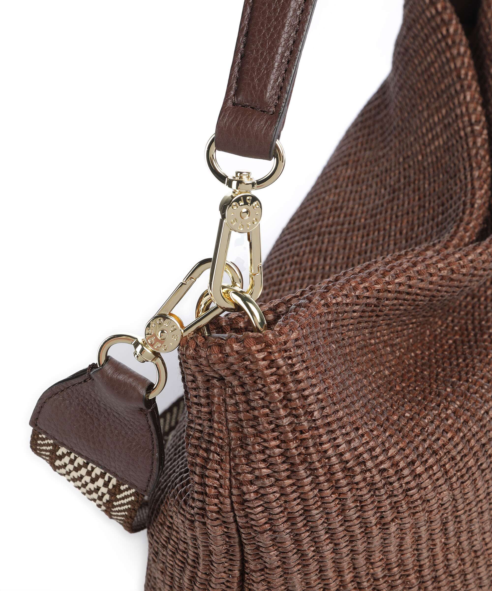 Abro Raffia Kaia Sac fourre-tout wood - Image 4