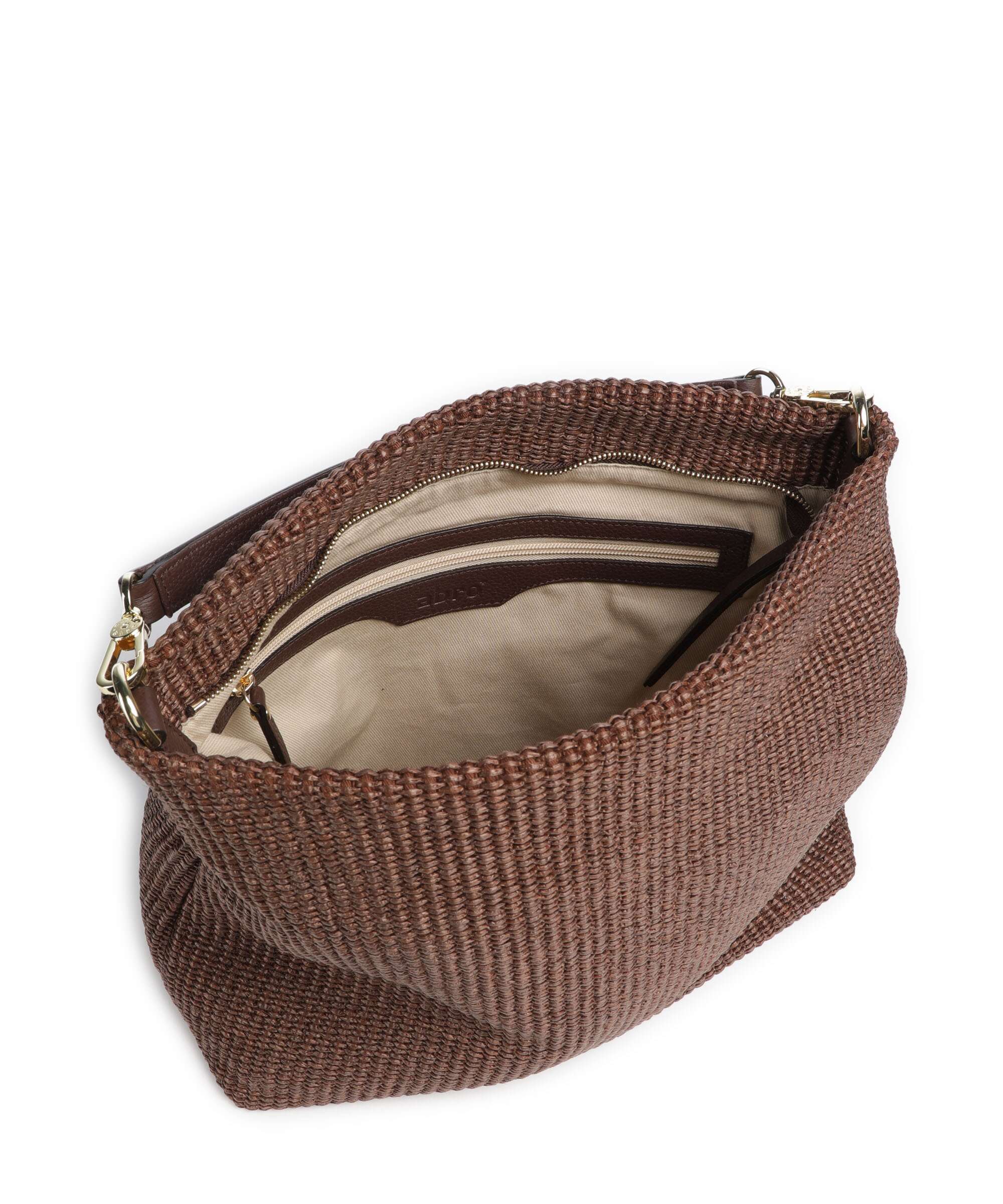 Abro Raffia Kaia Sac fourre-tout wood - Image 6