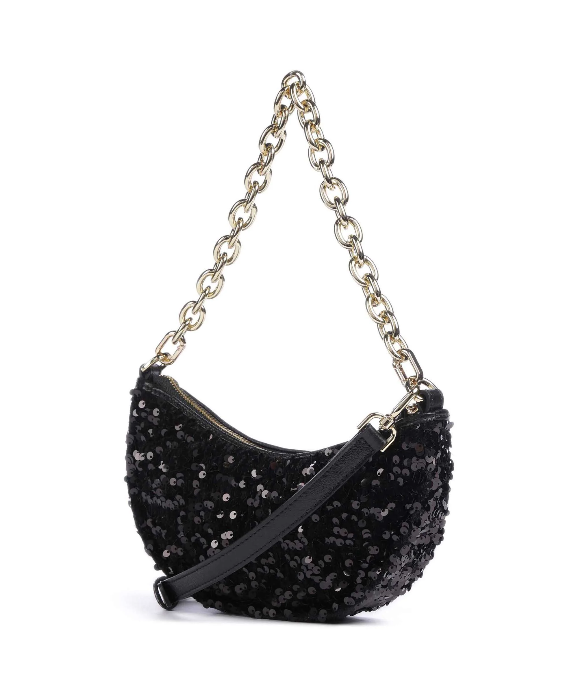 Abro Sequins Moon Sac porté épaule black/gold - Image 2
