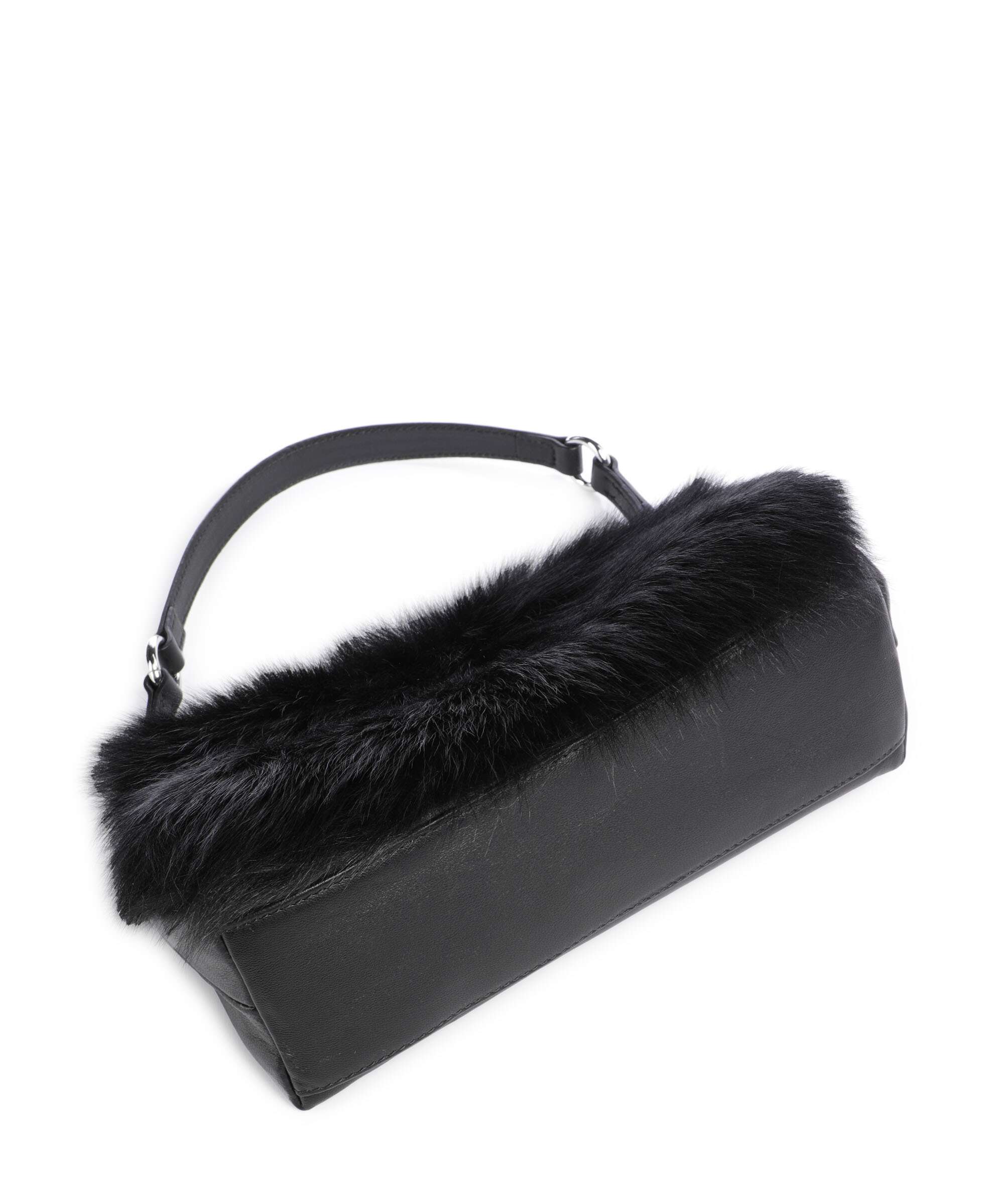 Abro Shearling Mila Sac porté épaule black/nickel - Image 6