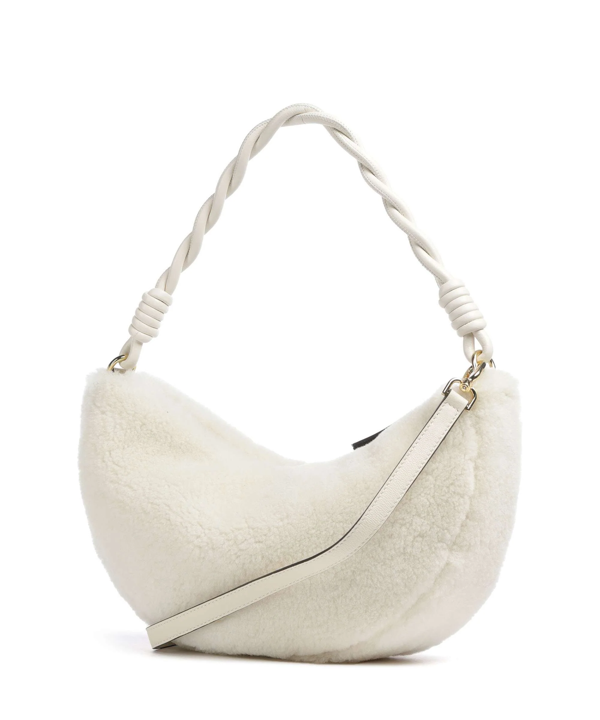 Abro Shearling Moon Sac porté épaule milk - Image 2