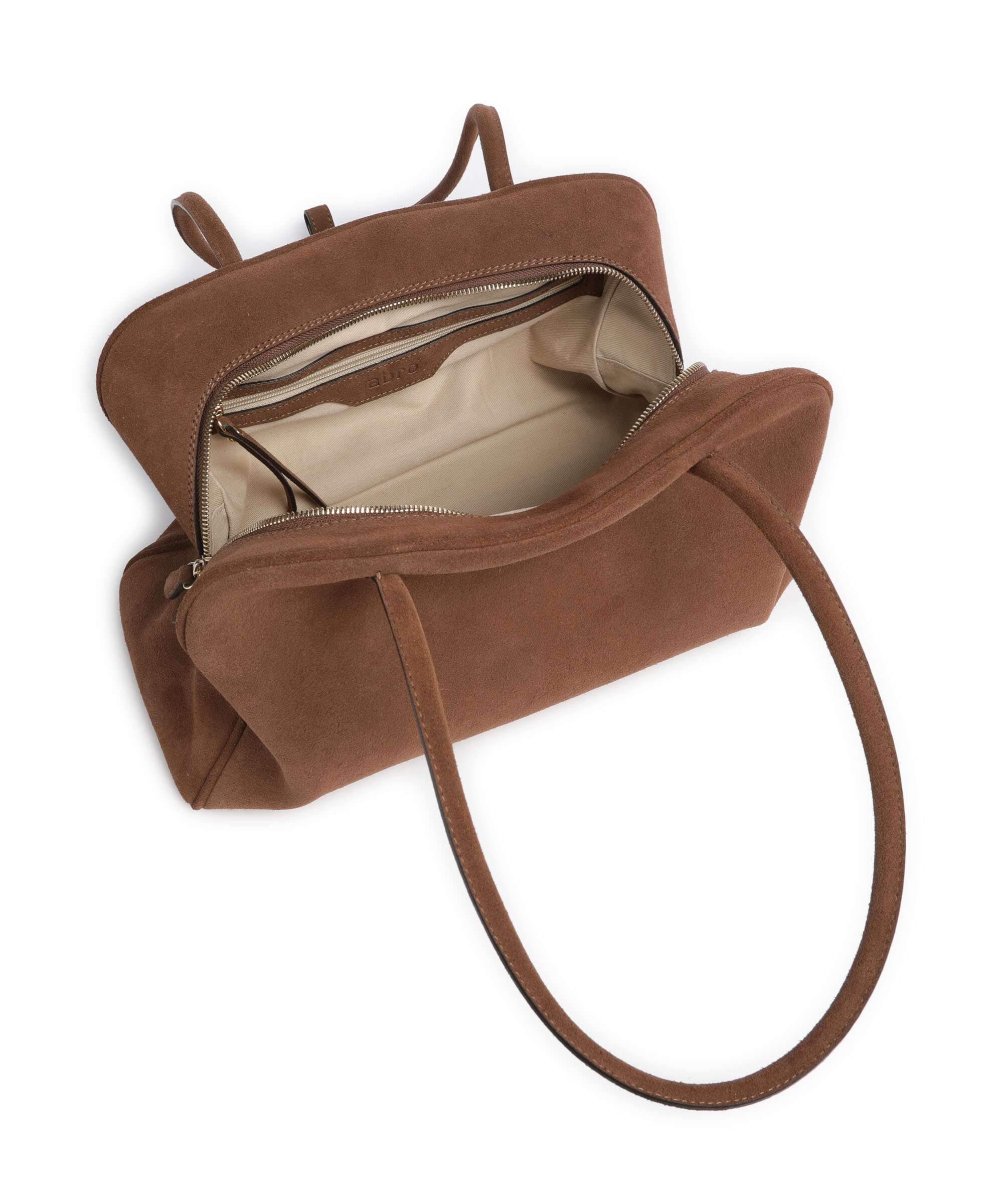 Abro Suede Amara Sac porté épaule wood - Image 5