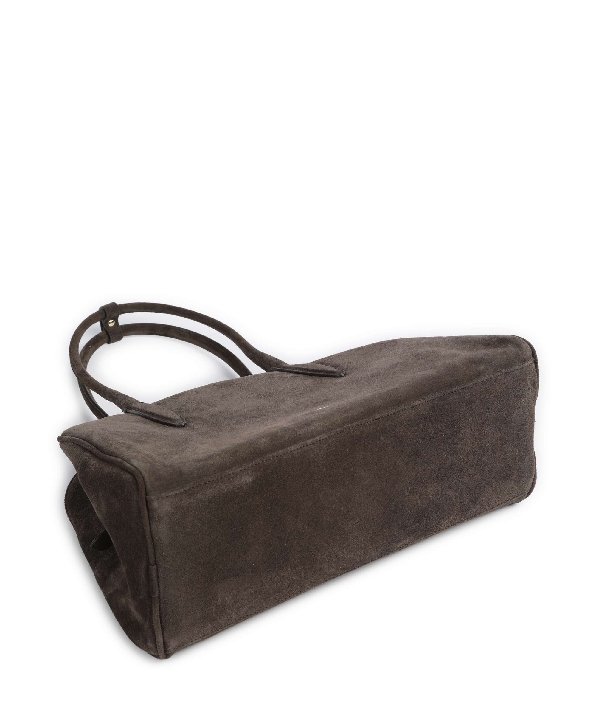 Abro Suede Amara Sac porté épaule dark brown - Image 4