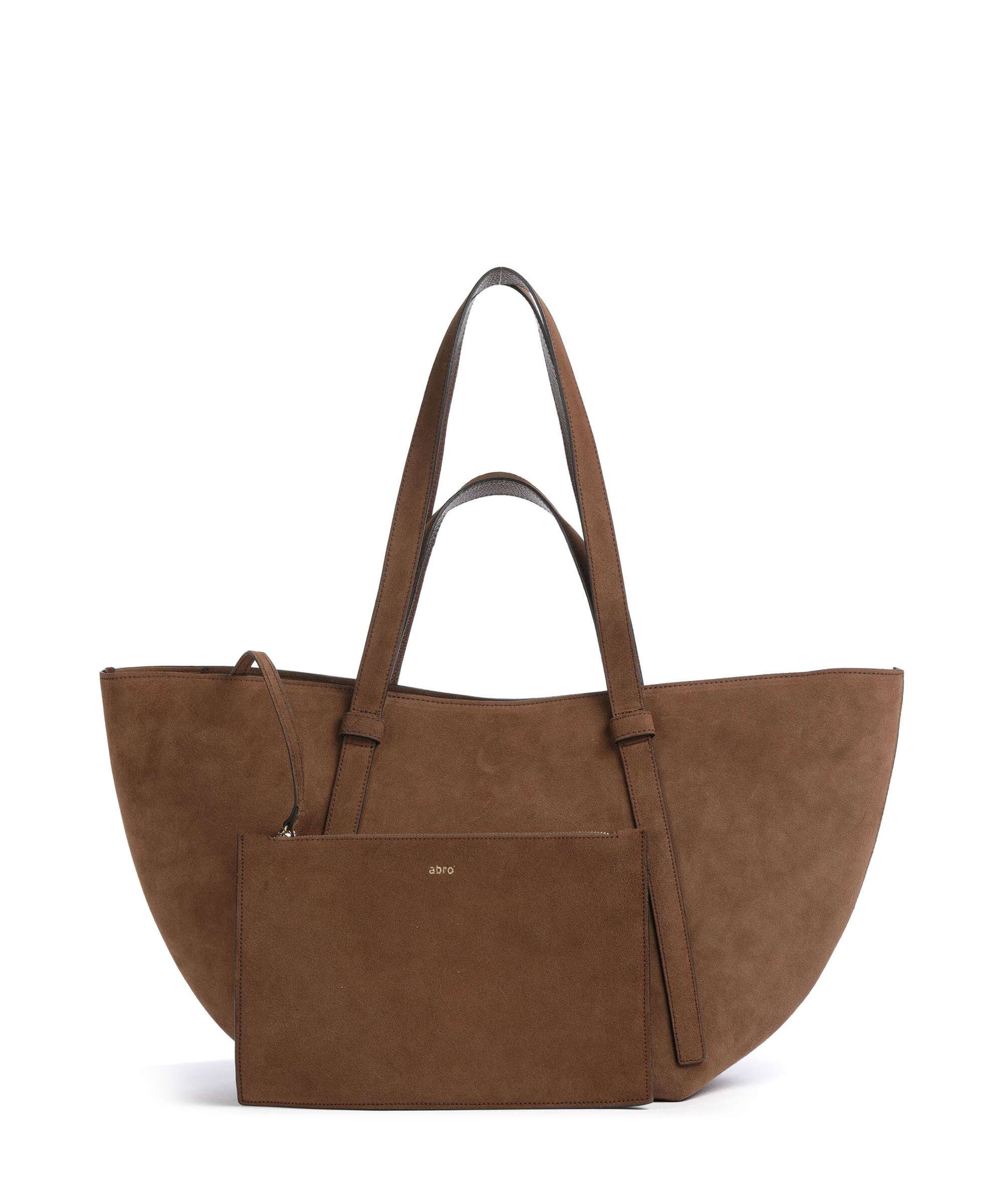 Abro Suede Cosmo Large Cabas wood - Image 2