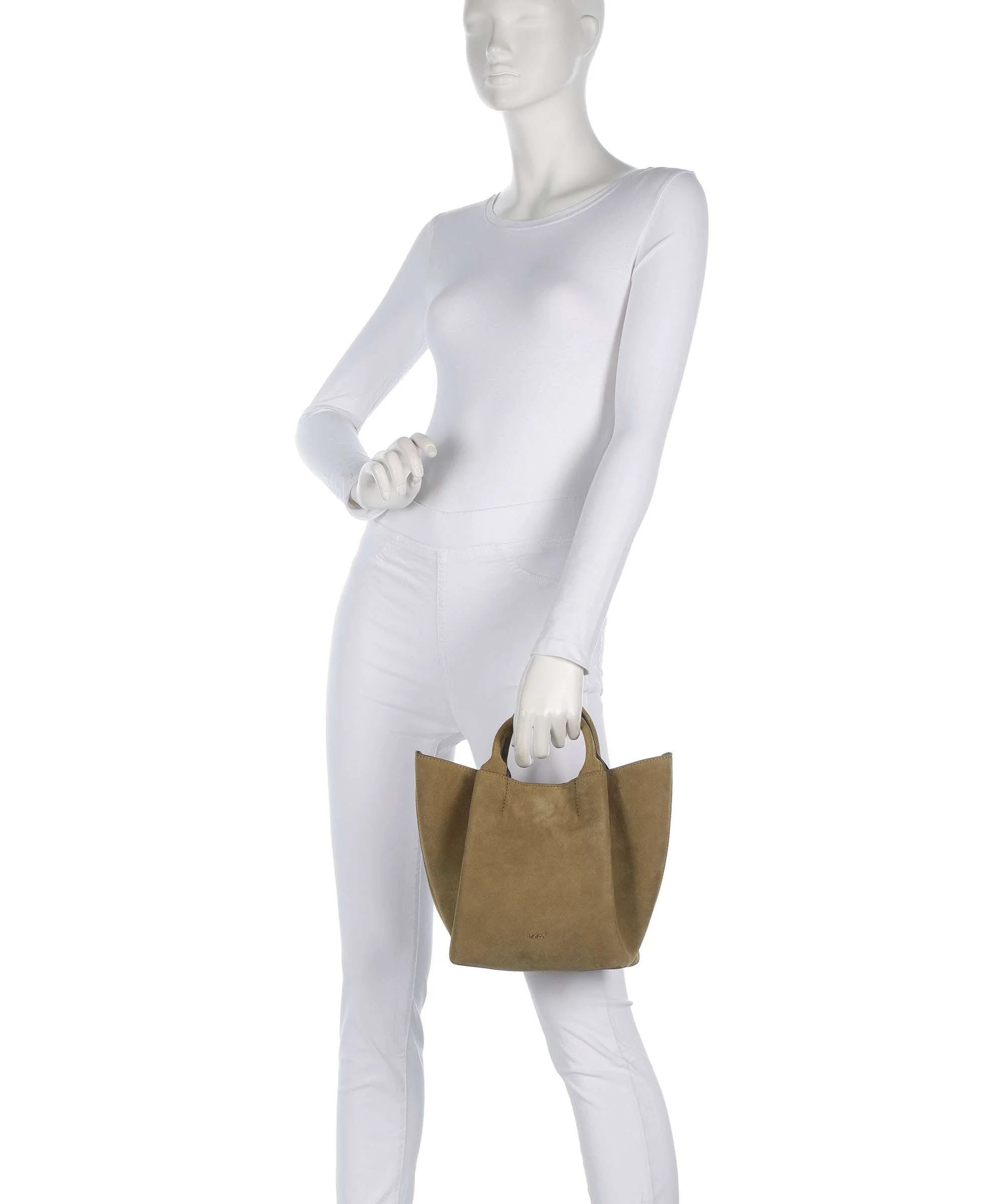 Abro Suede Essential Small Sac à main mud - Image 3