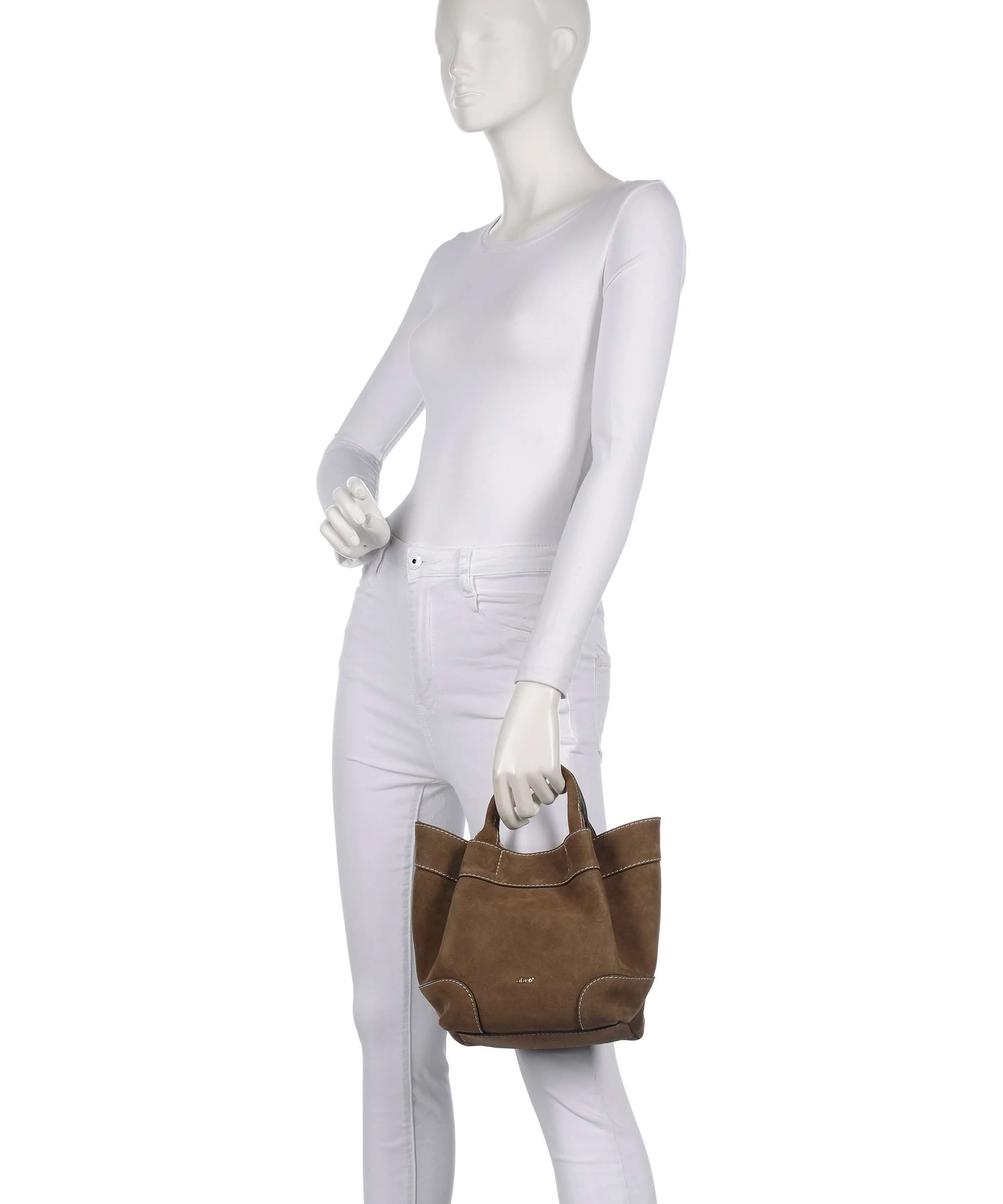 Abro Suede Essential Small Sac à main khaki - Image 3