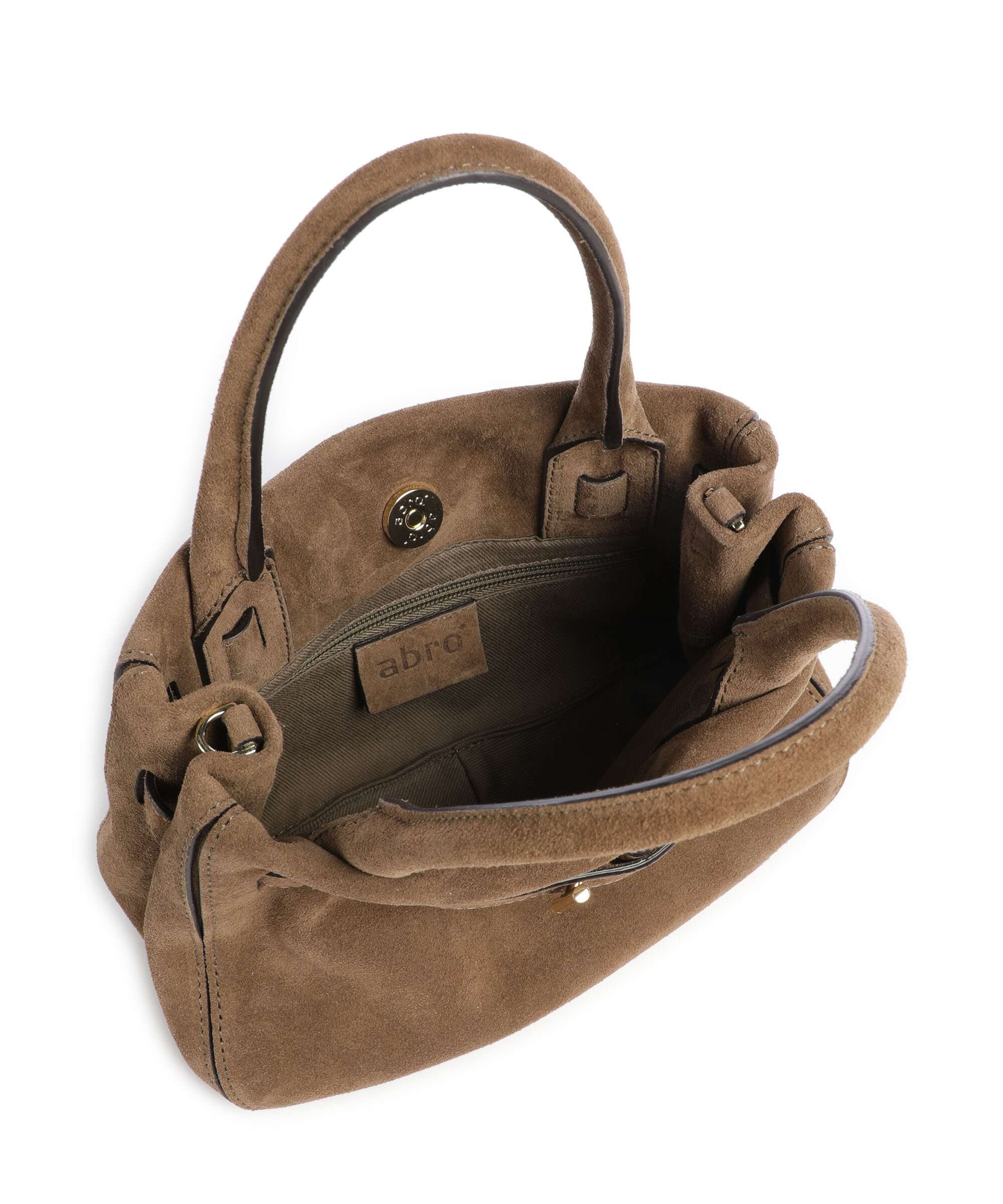 Abro Suede Jill Sac à main khaki - Image 5