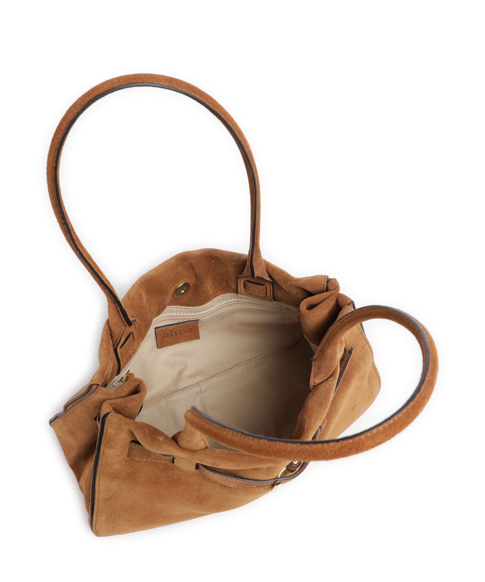 Abro Suede Jill Sac porté épaule cuoio - Image 6