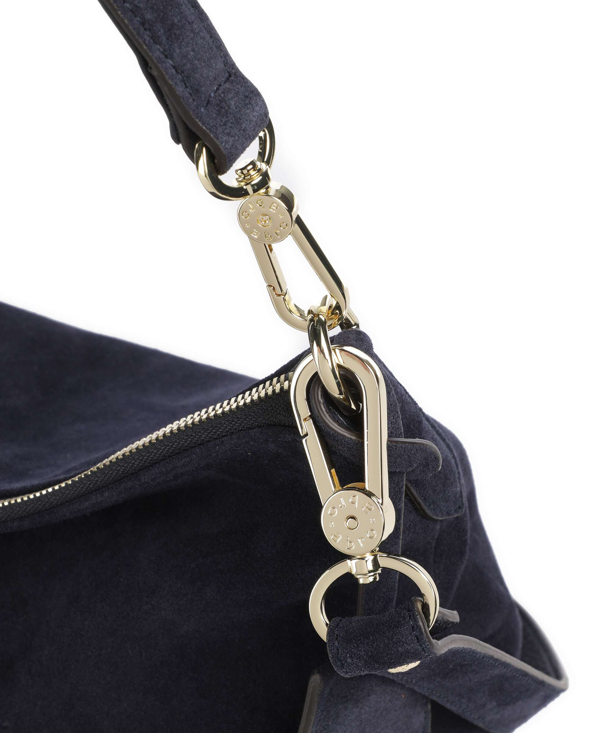 Abro Suede Juna Small Sac fourre-tout navy - Image 4