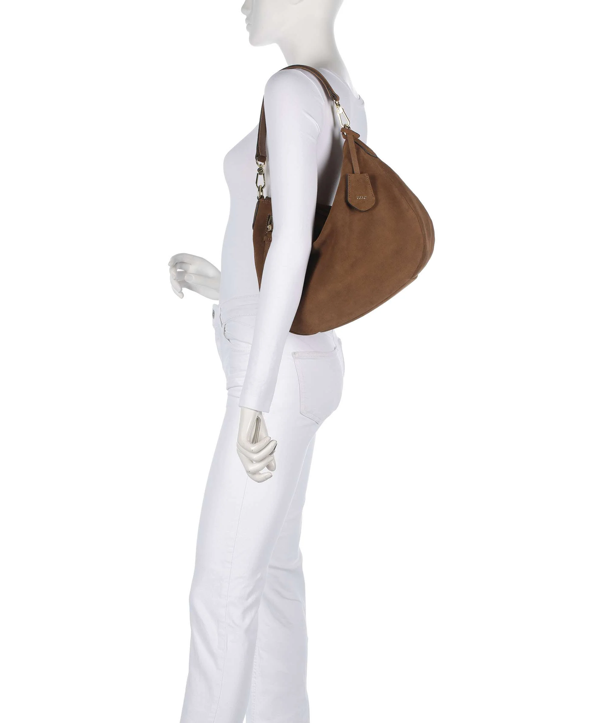 Abro Suede Juna Small Sac fourre-tout camel - Image 3