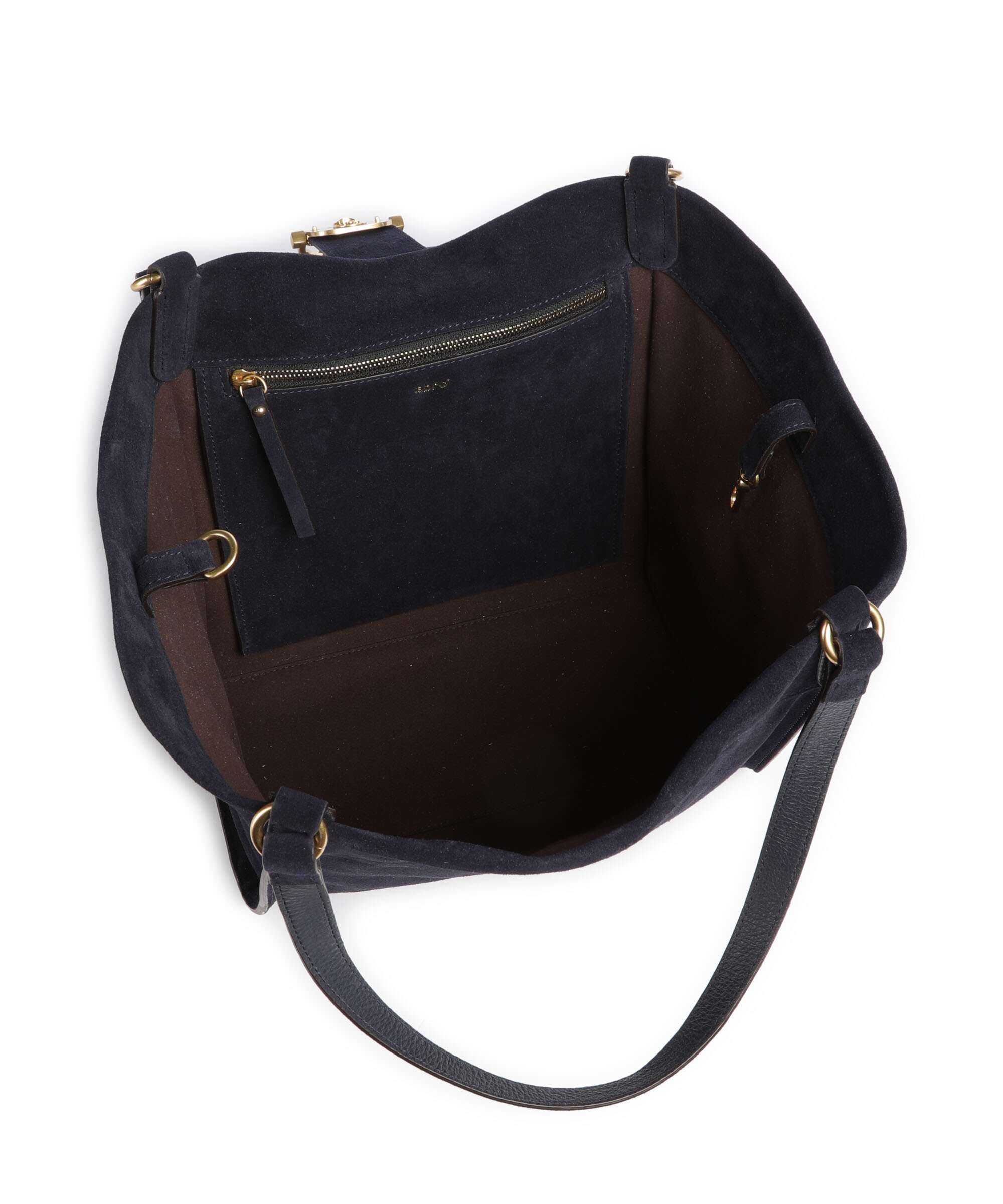 Abro Suede Temi Cabas navy - Image 6