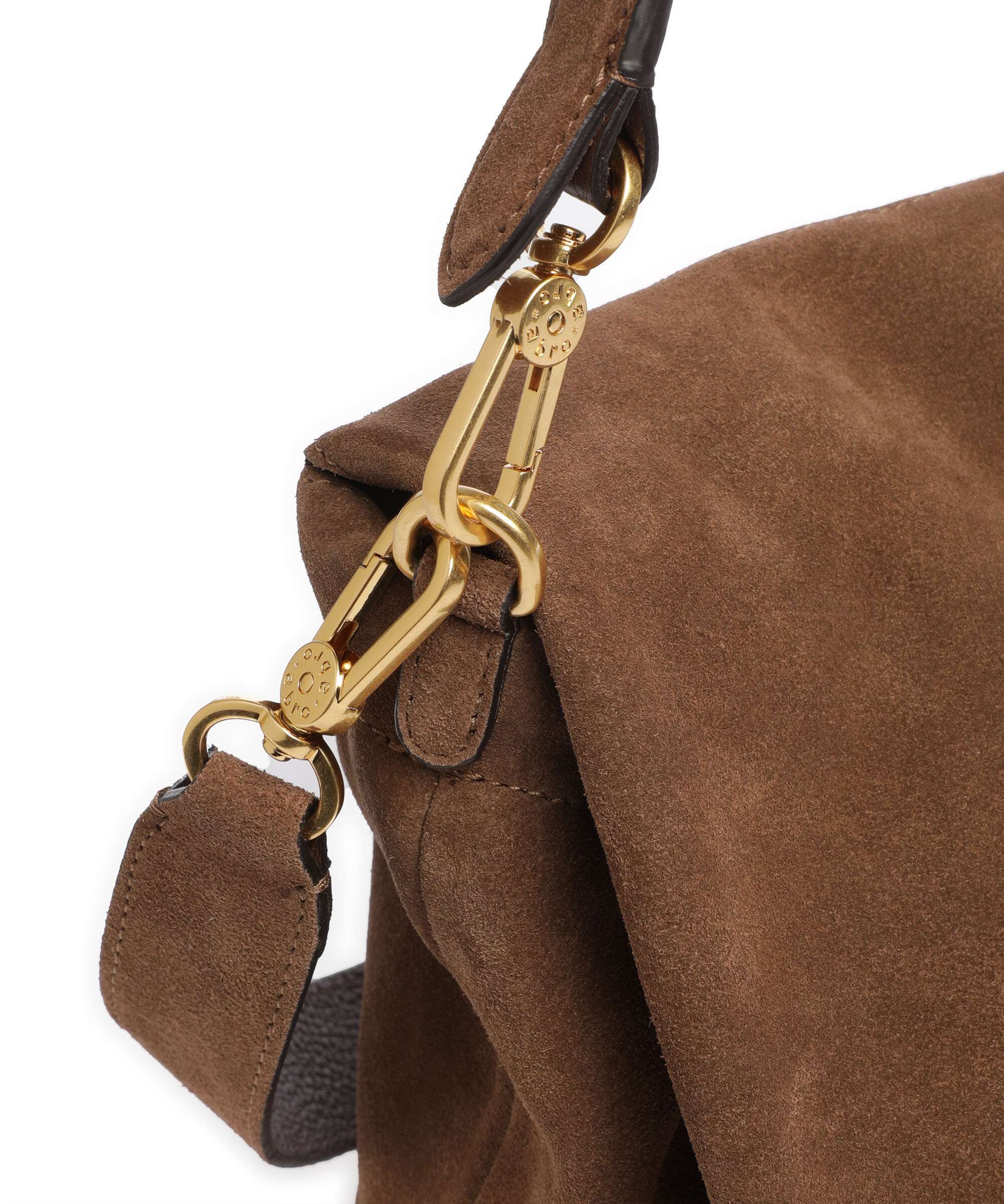 Abro Suede Temi Large Sac porté épaule wood - Image 5