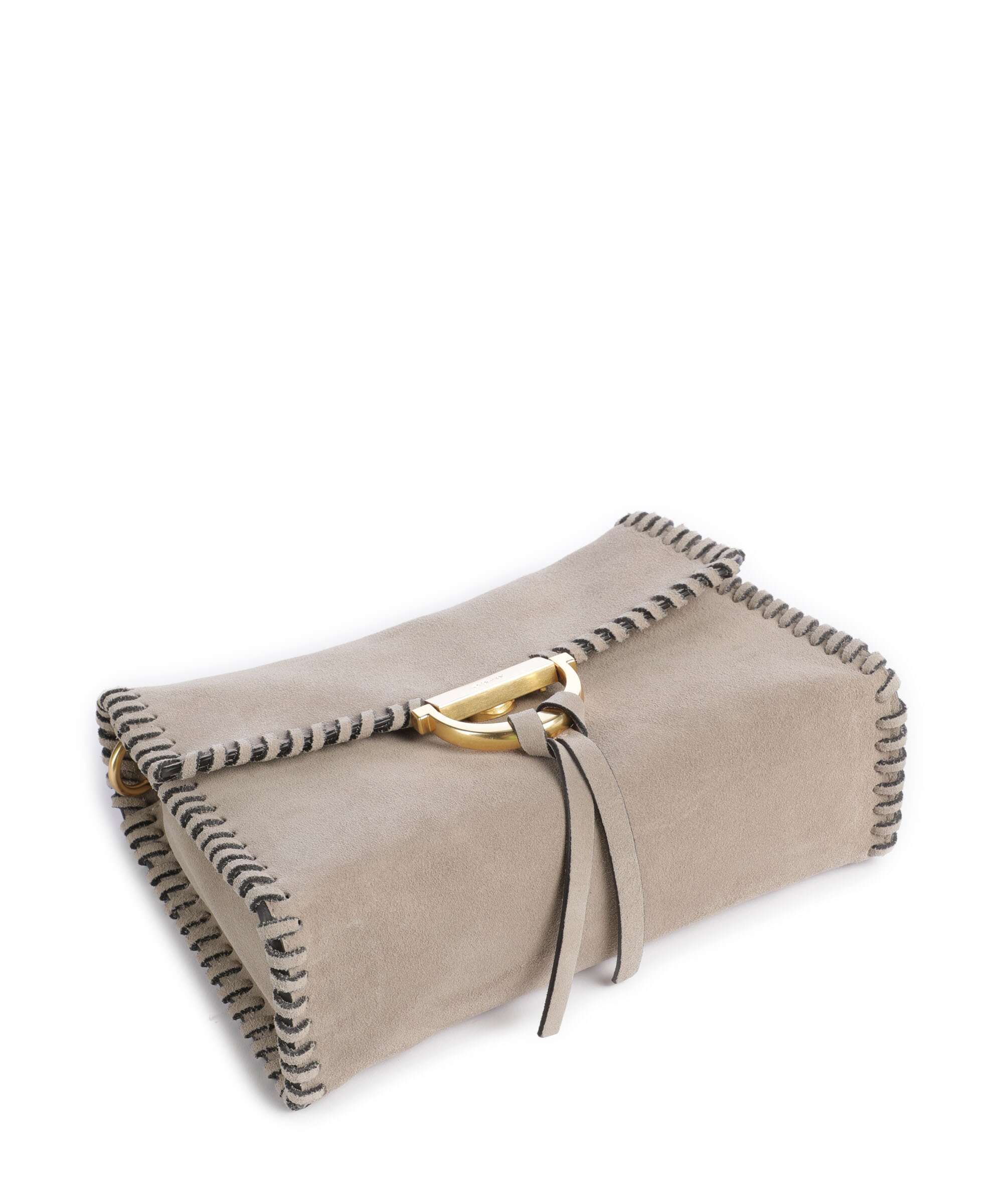 Abro Suede Temi Stitch Sac porté épaule siena - Image 6