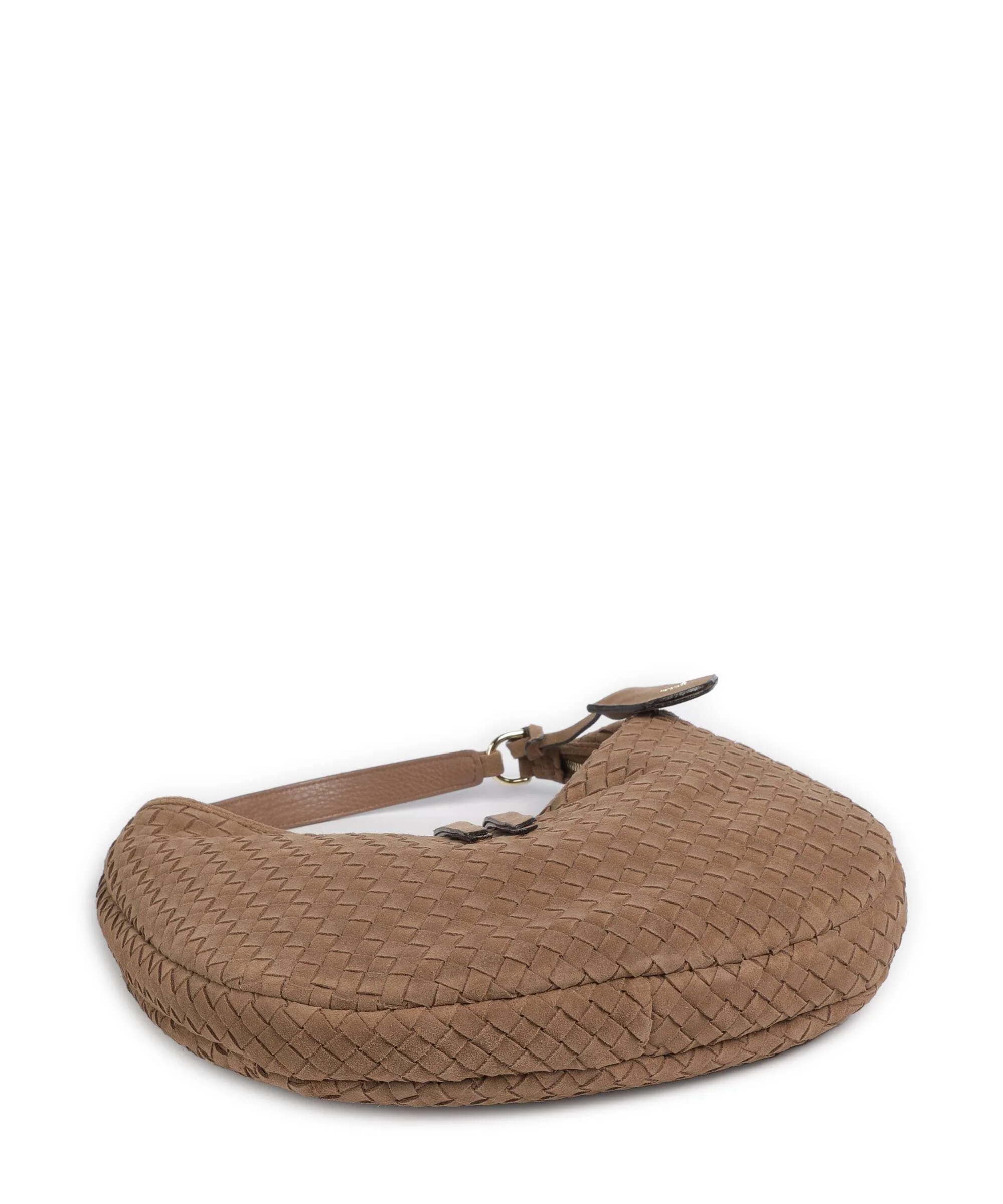 Abro Suede Weaving Nana Small Sac fourre-tout camel - Image 5
