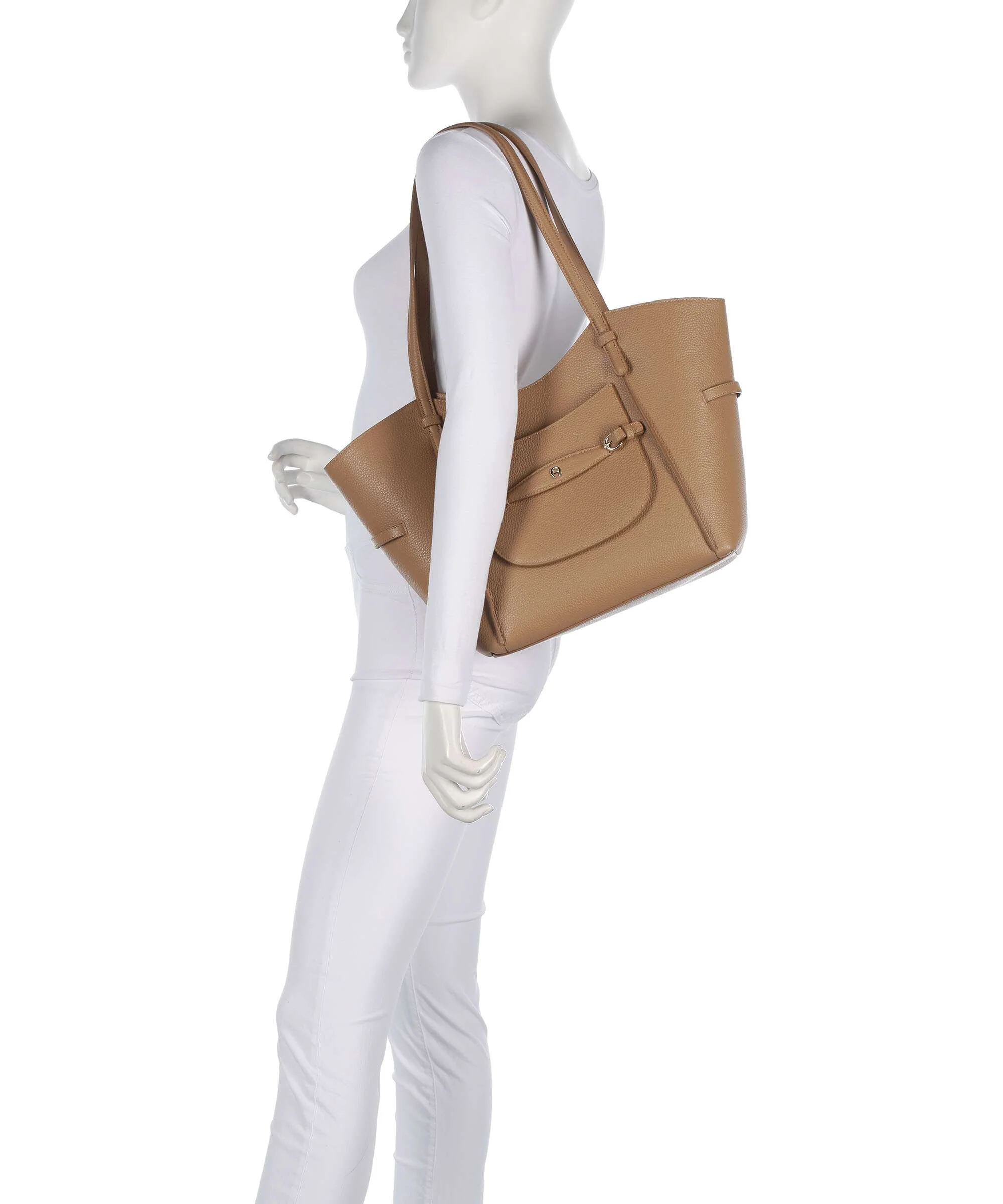 Aigner Cavallo L Cabas oat beige - Image 3