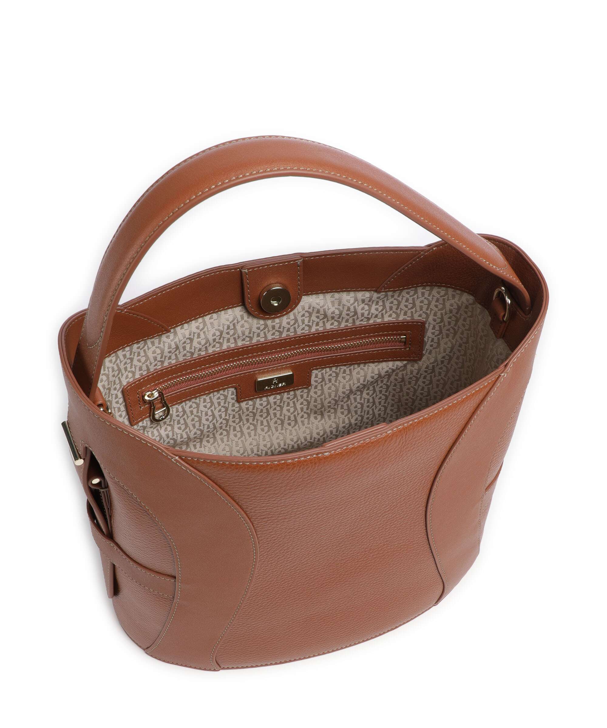 Aigner Deborah M Sac seau cognac brown - Image 5