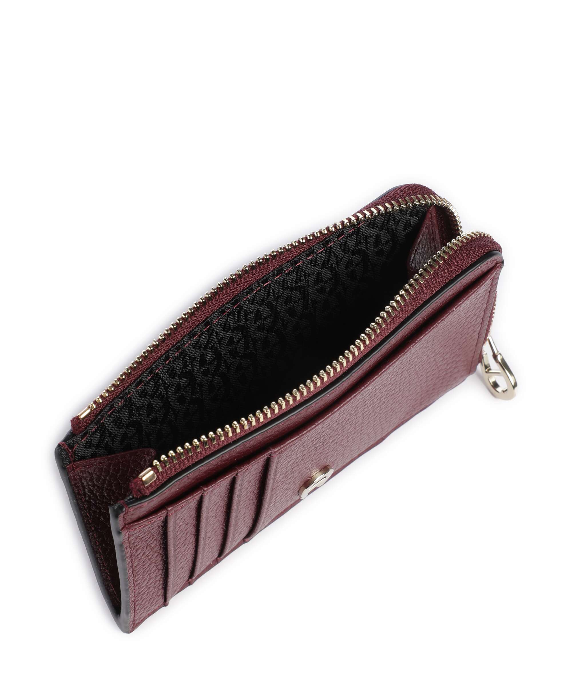Aigner Delia Étui à cartes crédit burgundy - Image 4