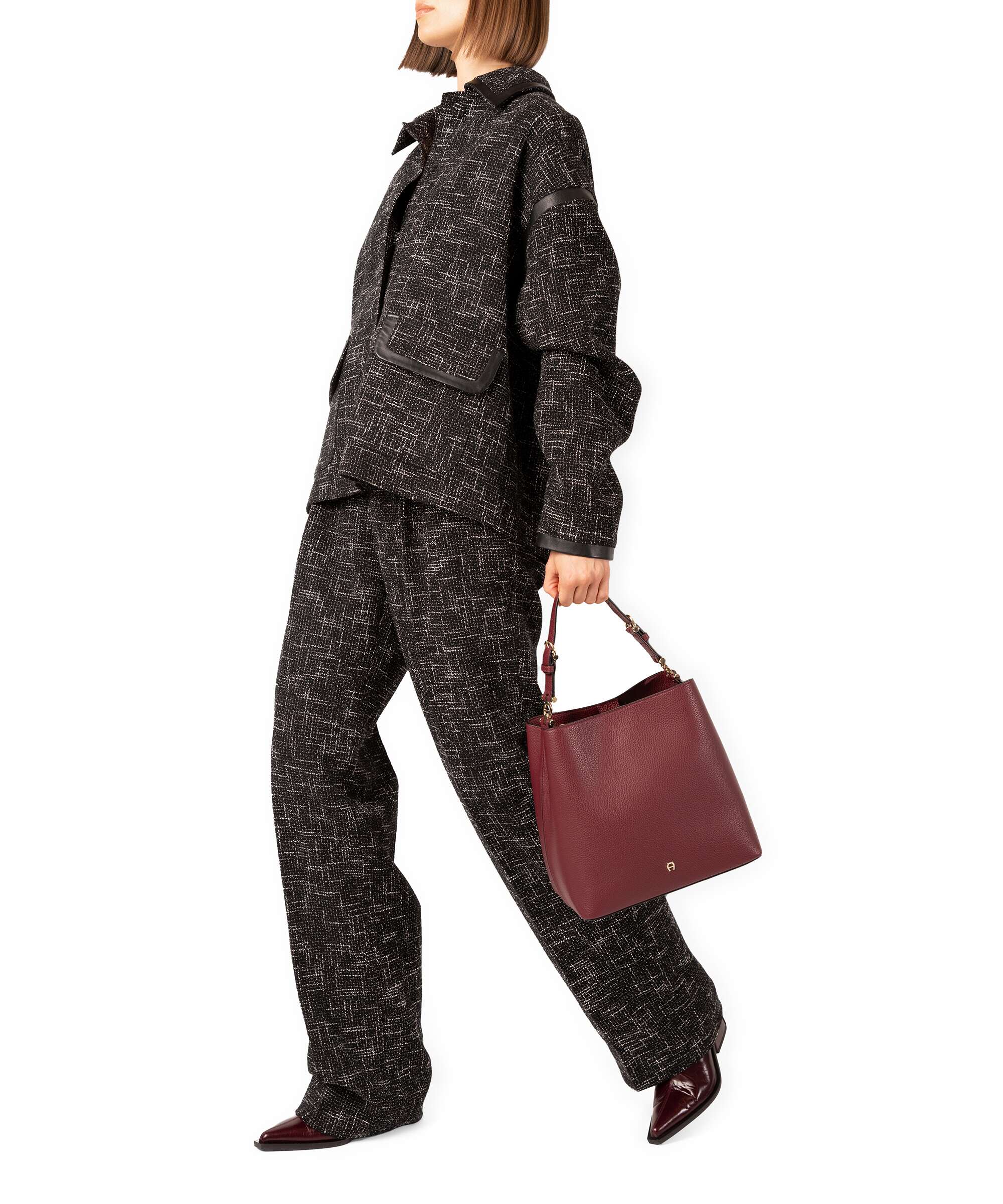 Aigner Delia M Sac fourre-tout burgundy - Image 3