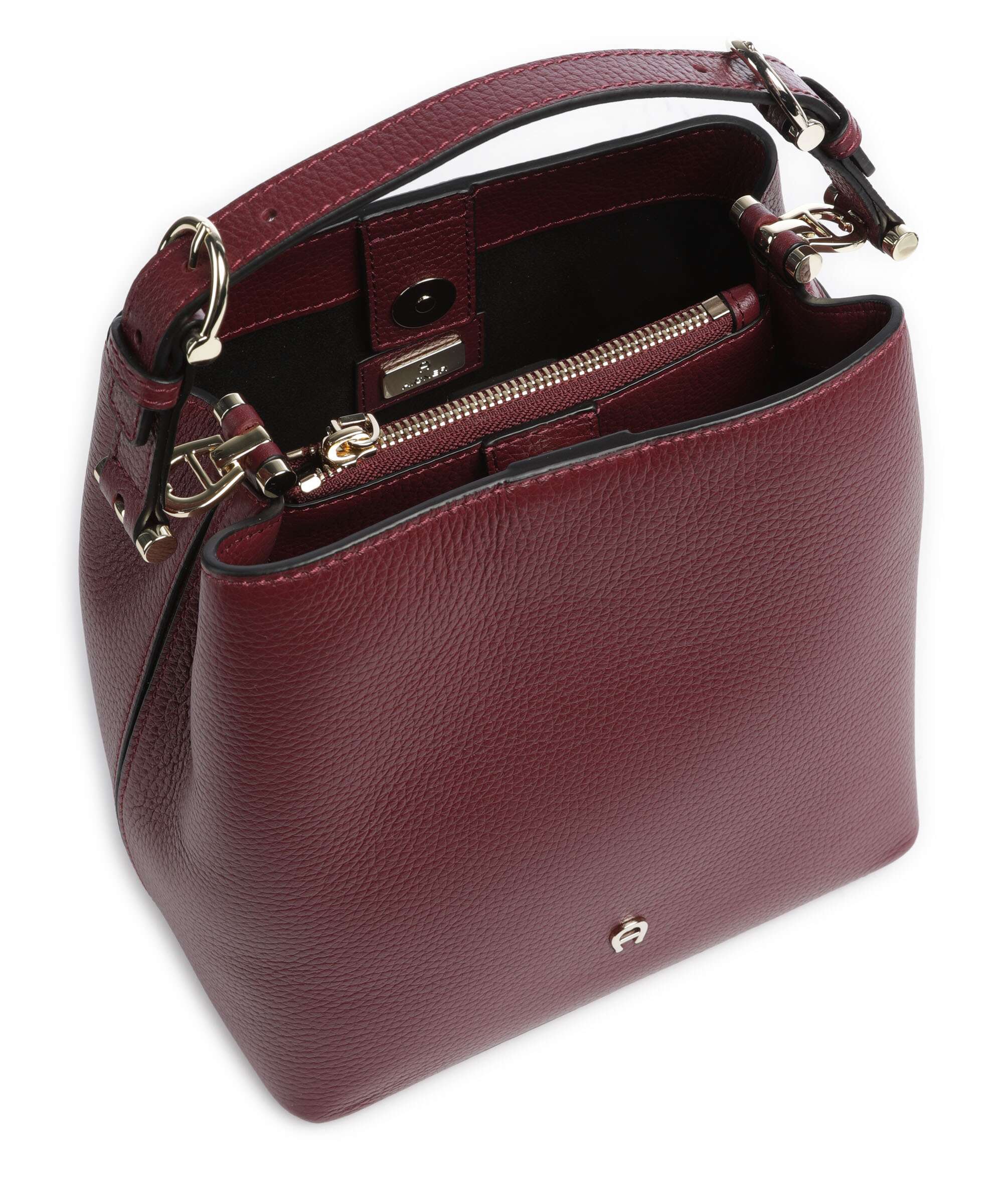 Aigner Delia S Sac seau burgundy - Image 6
