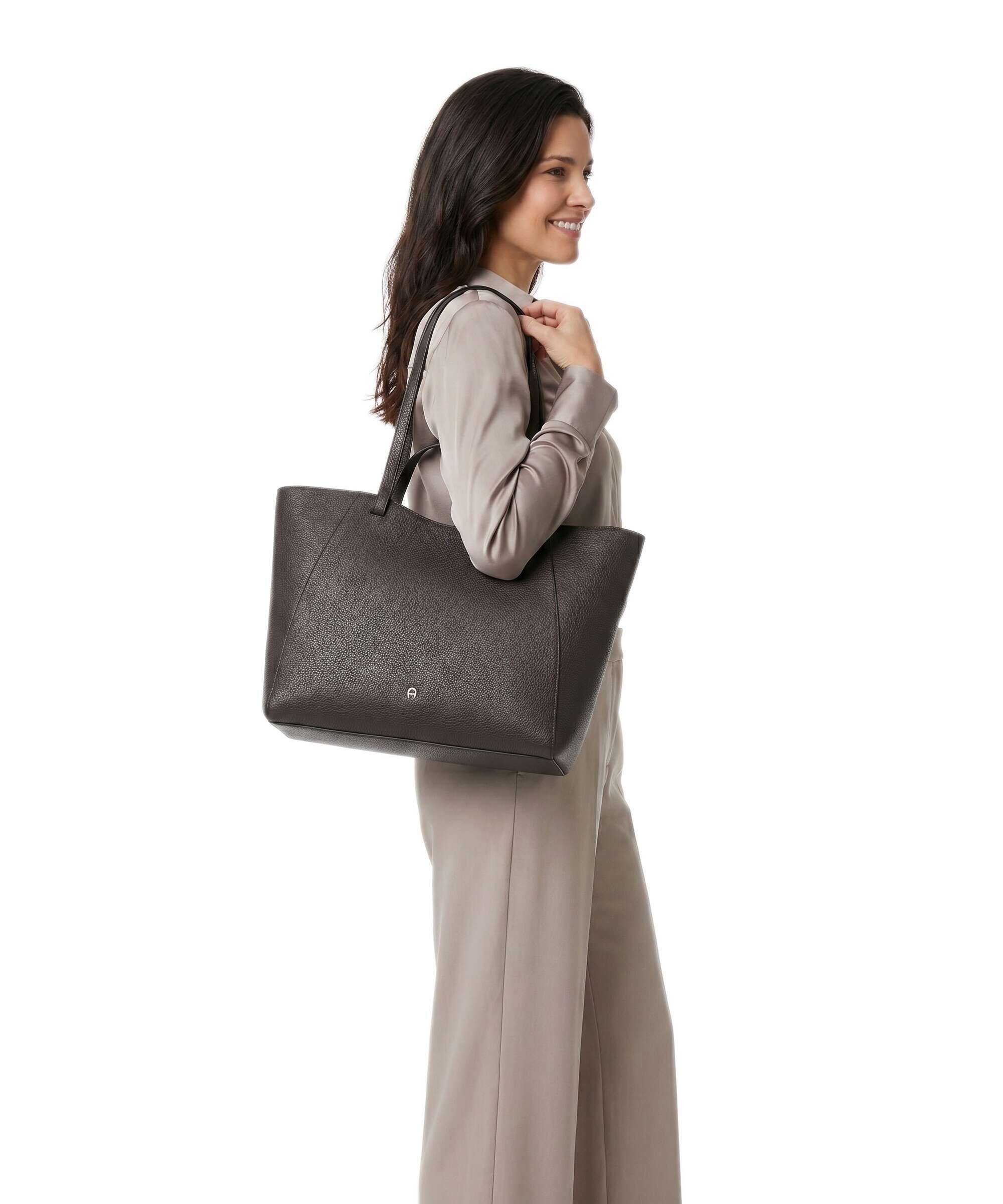 Aigner Pura L Cabas soil brown - Image 3