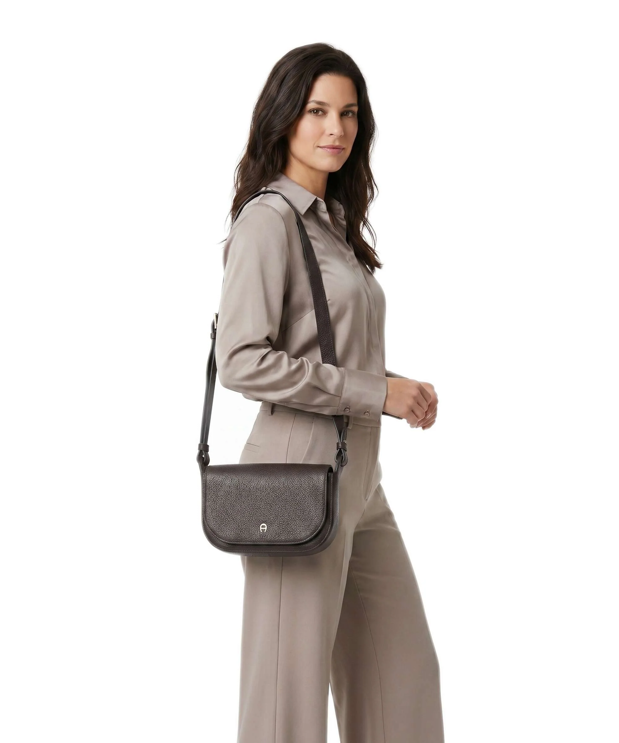 Aigner Pura S Sac bandoulière soil brown - Image 3