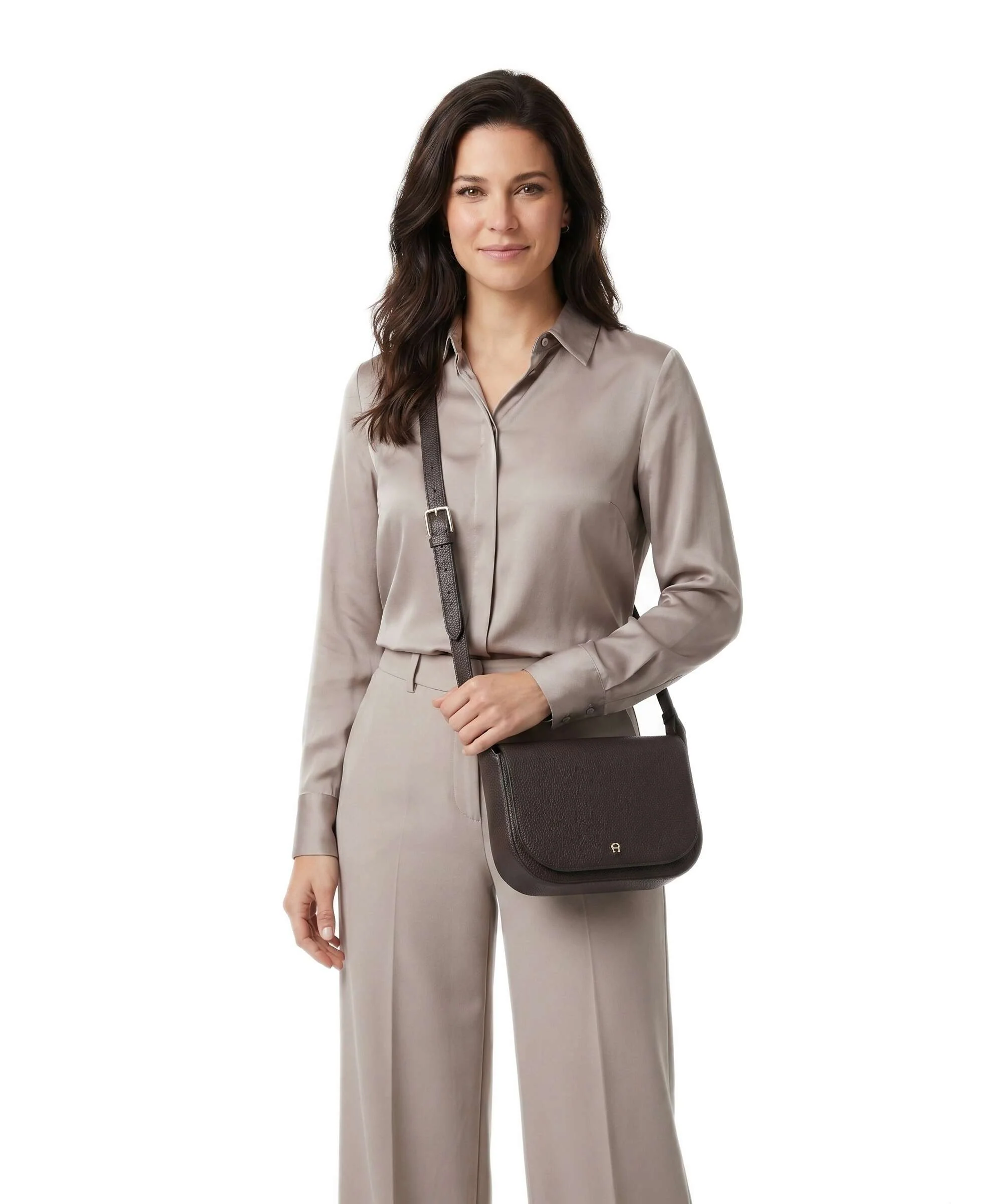 Aigner Pura S Sac bandoulière soil brown - Image 3