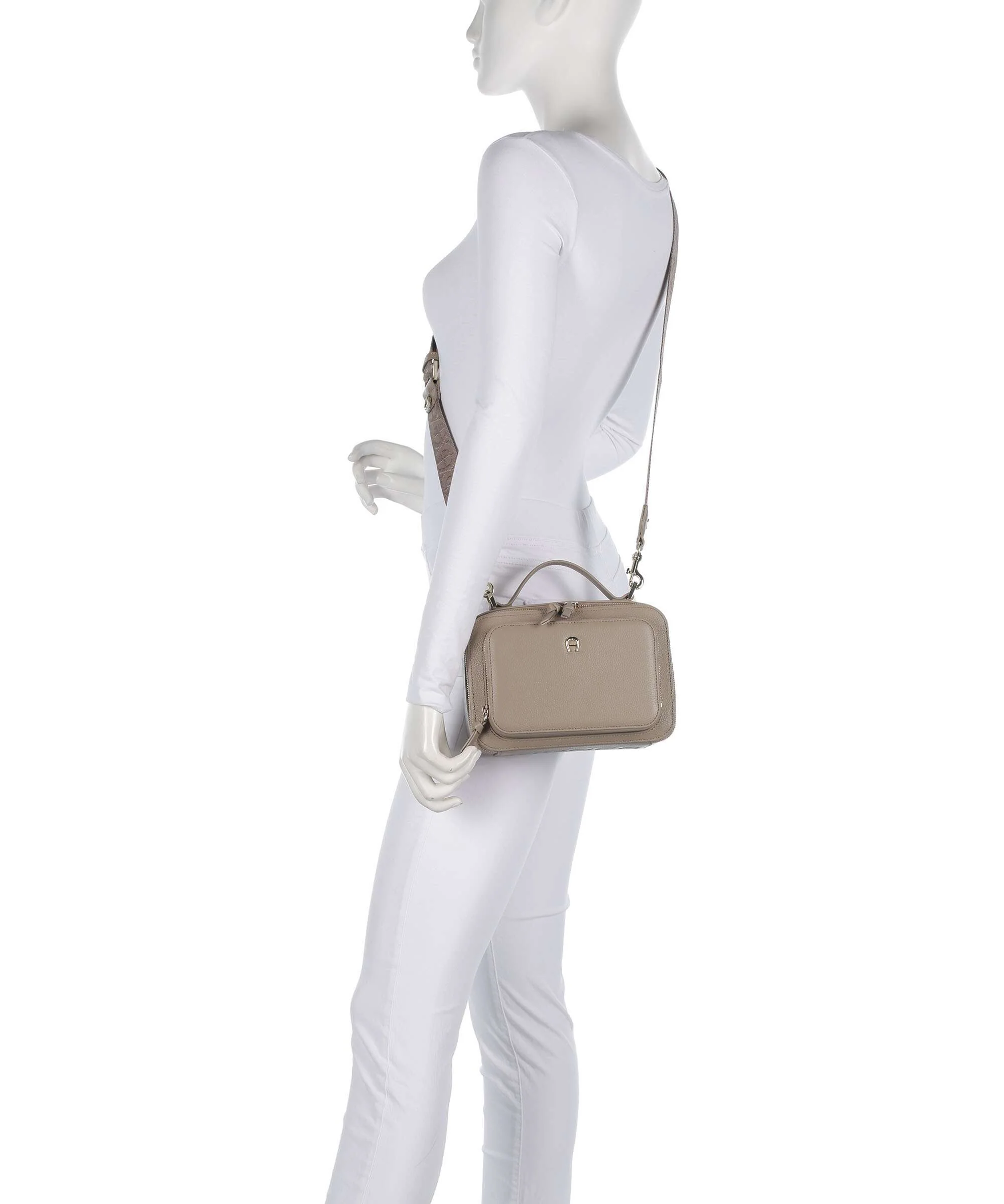 Aigner Zita S Sac bandoulière taupe - Image 3