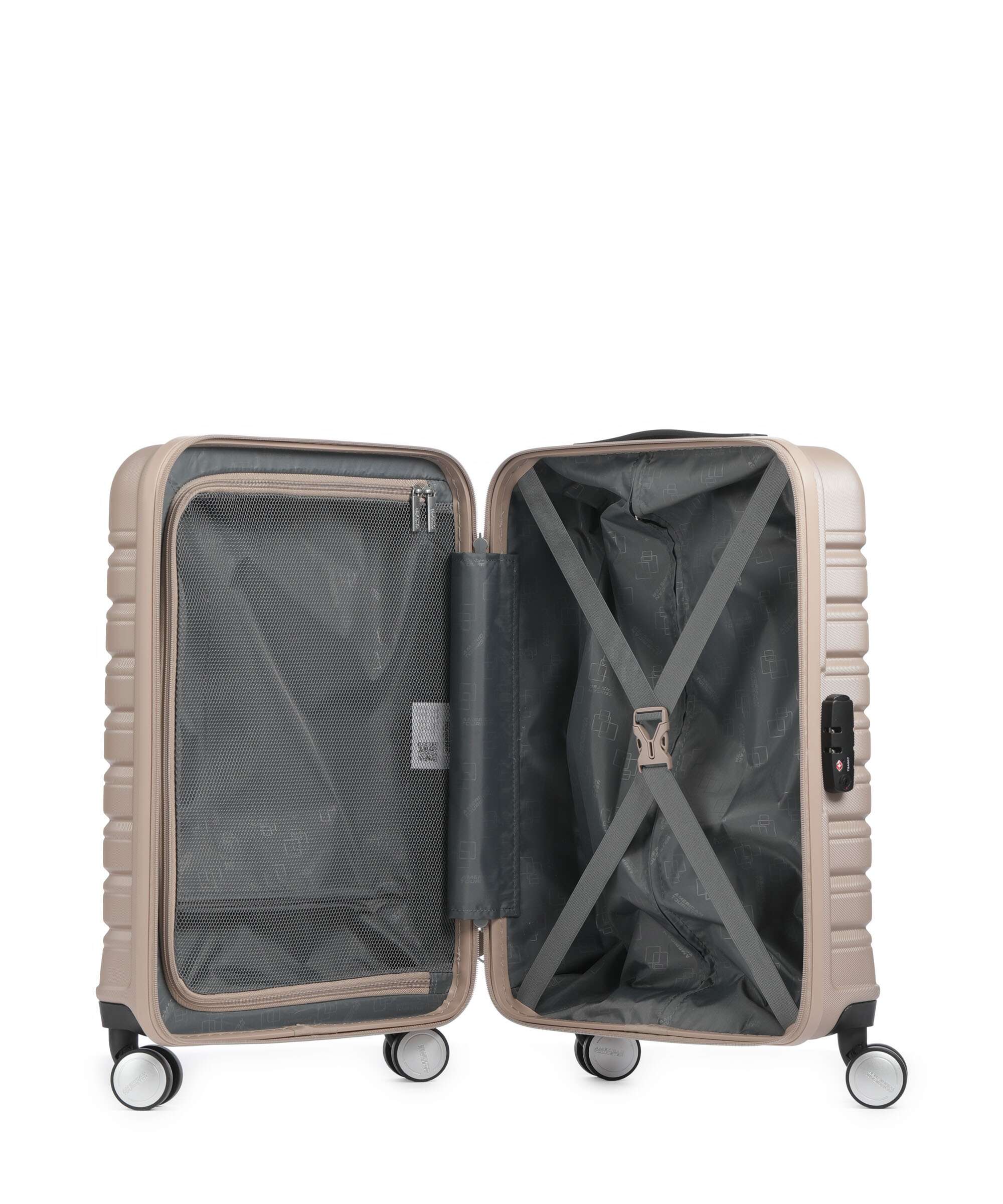 American Tourister Flashline Valise 4 roues ivory gold - Image 5