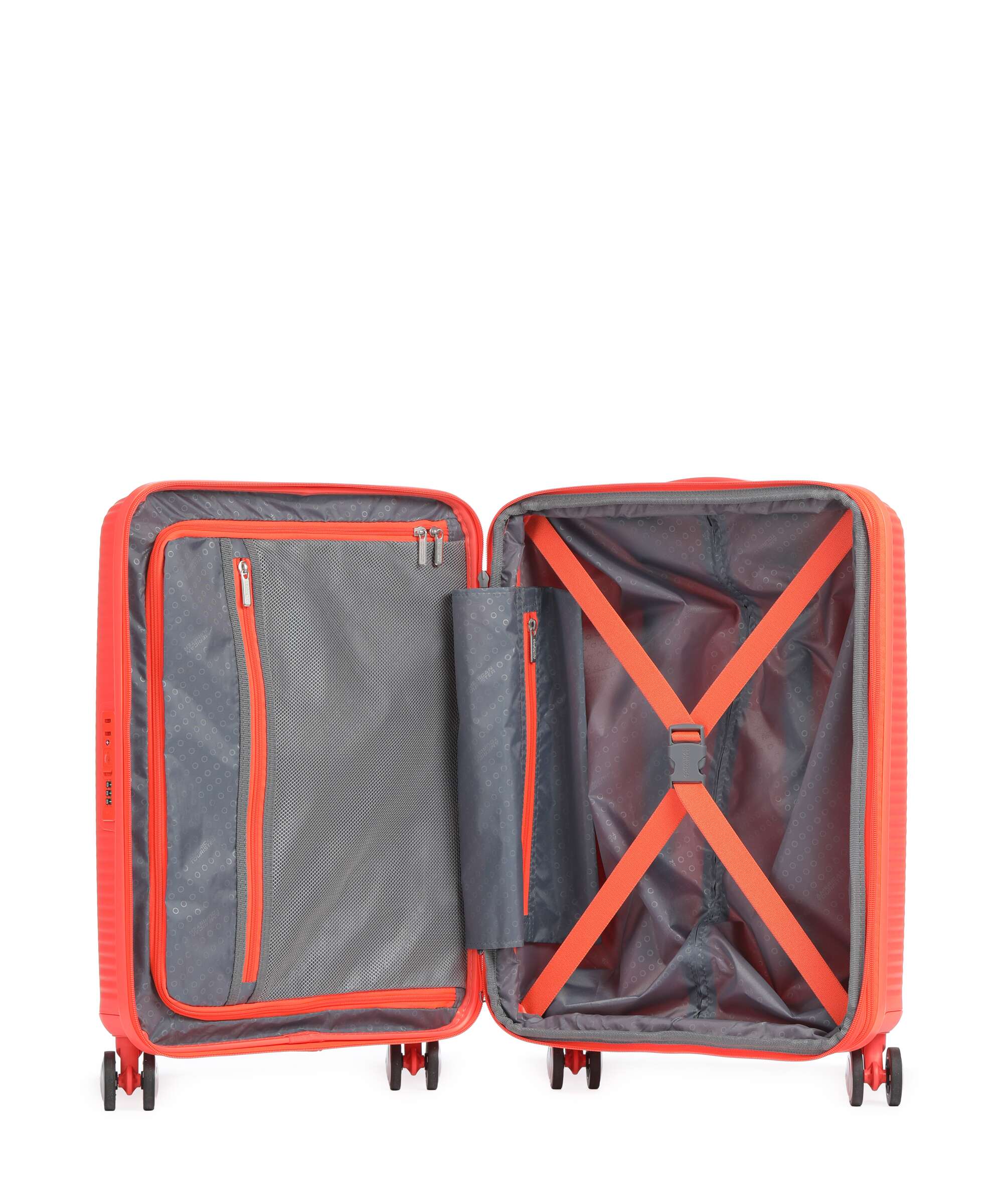American Tourister Soundbox Valise 4 roues neon orange - Image 6