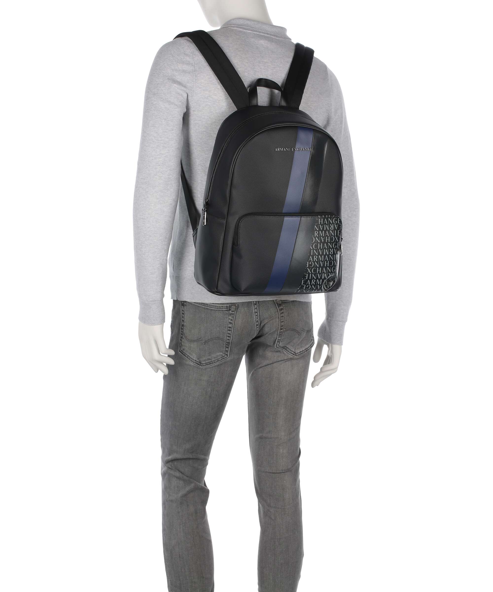 Armani Exchange Dylan Sac à dos deep navy/estate blue/deep navy shiny - Image 3