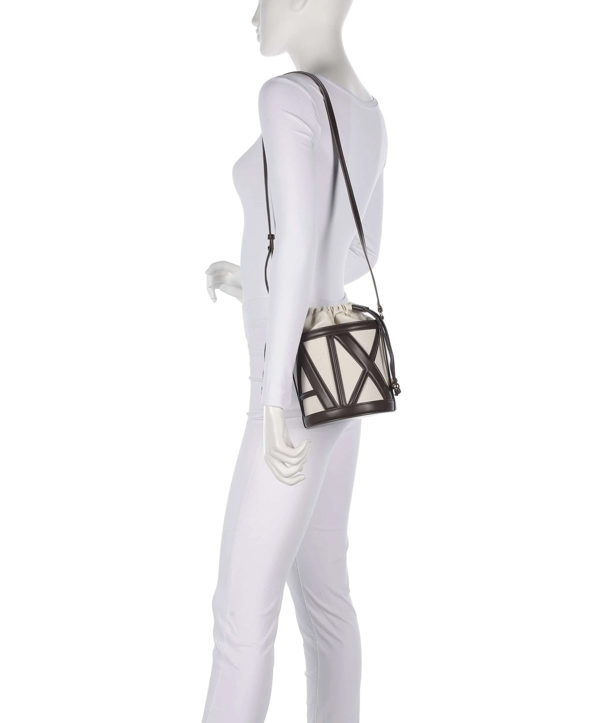 Armani Exchange Marisol Sac seau natural/dusk shade - Image 3