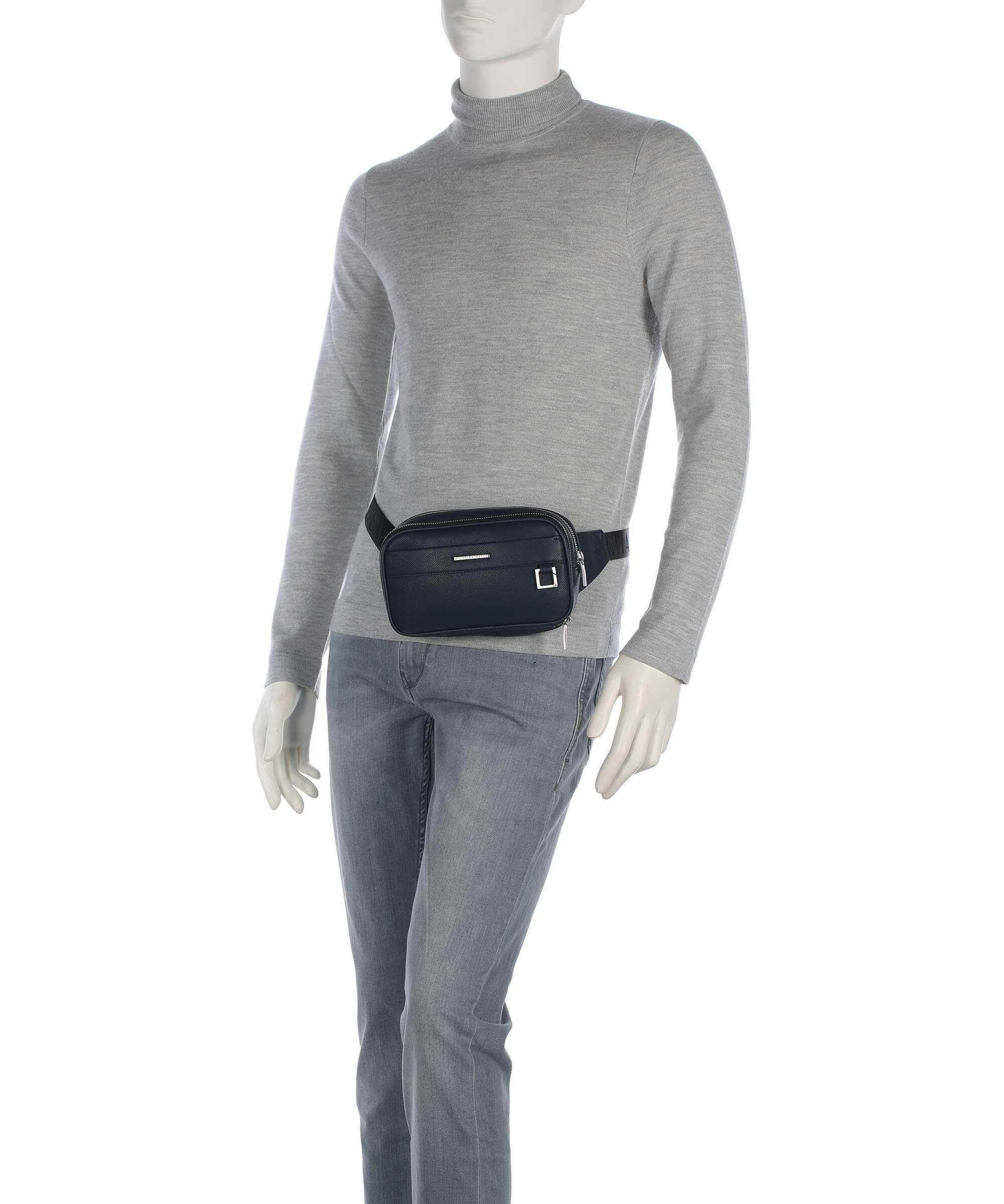 Armani Exchange New York Sac banane navy salute - Image 4