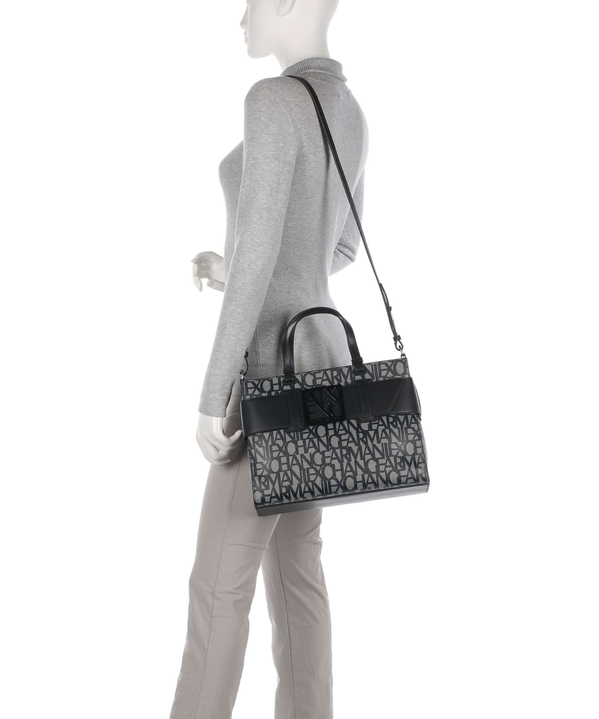 Armani Exchange Susy Sac à main beige/black - Image 4