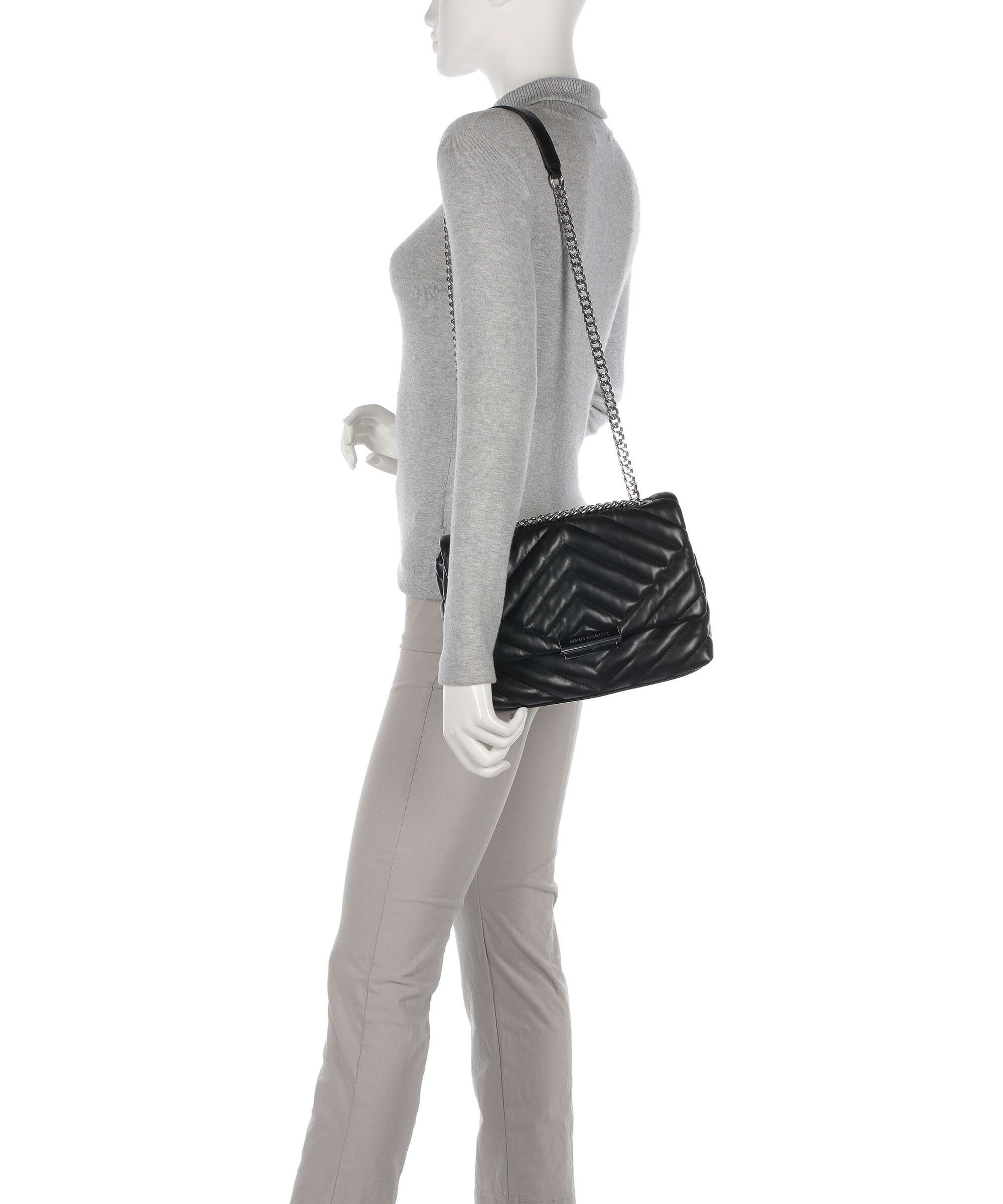 Armani Exchange Victoria M Sac porté épaule black - Image 3