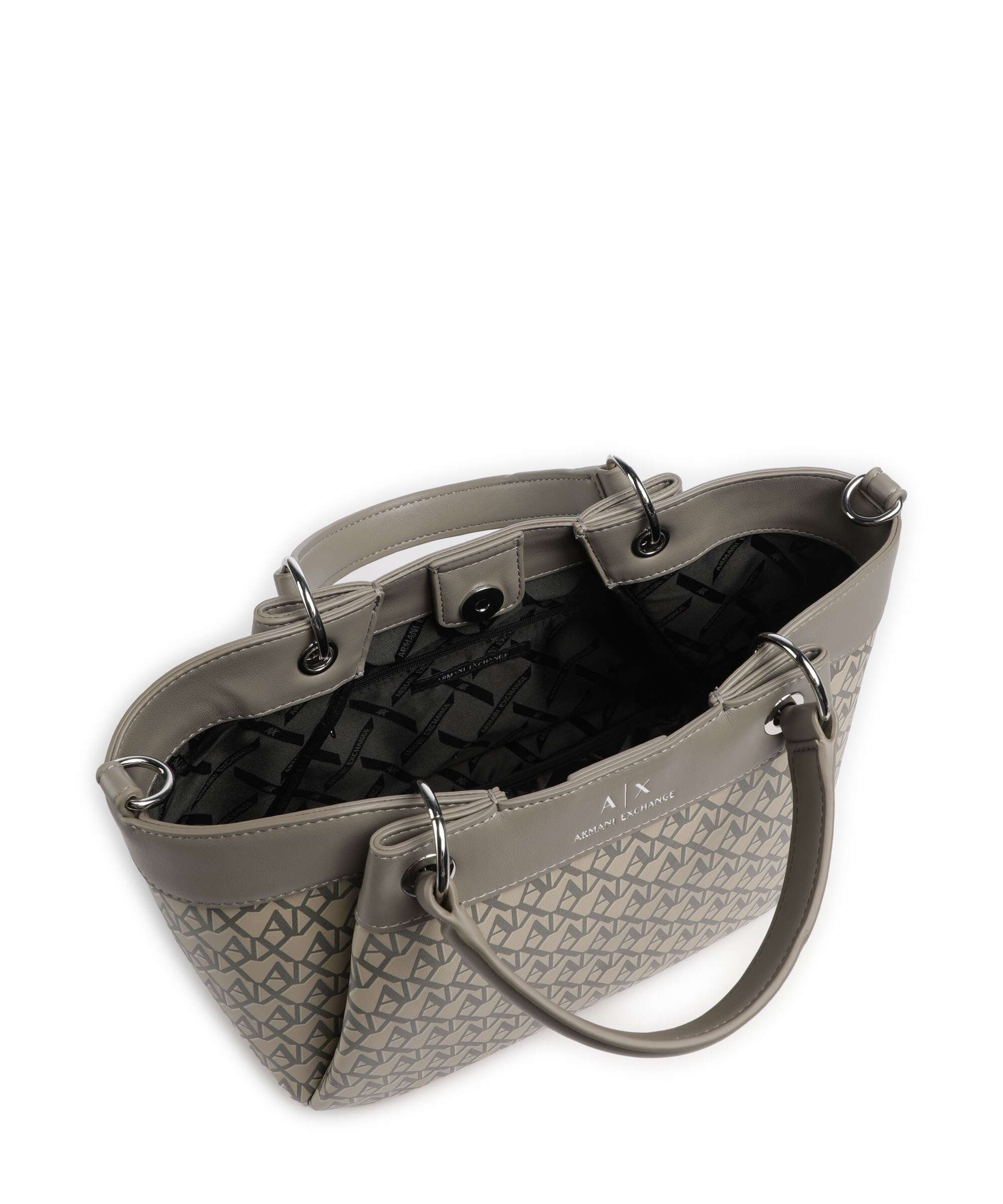 Armani Exchange Wave Monogram M Sac à main sound sand/brown bass - Image 6