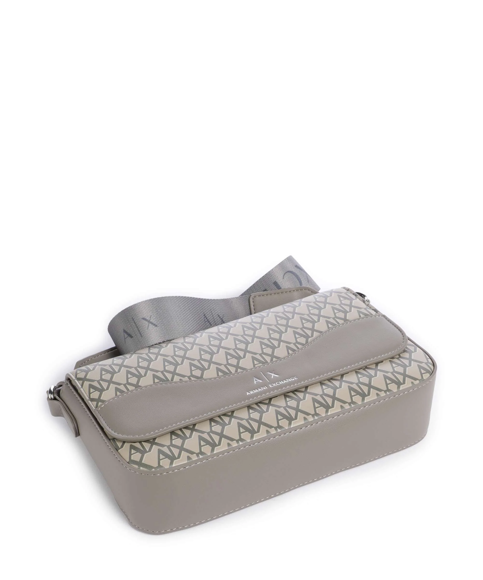 Armani Exchange Wave Monogram Sac bandoulière sound sand/brown bass - Image 4