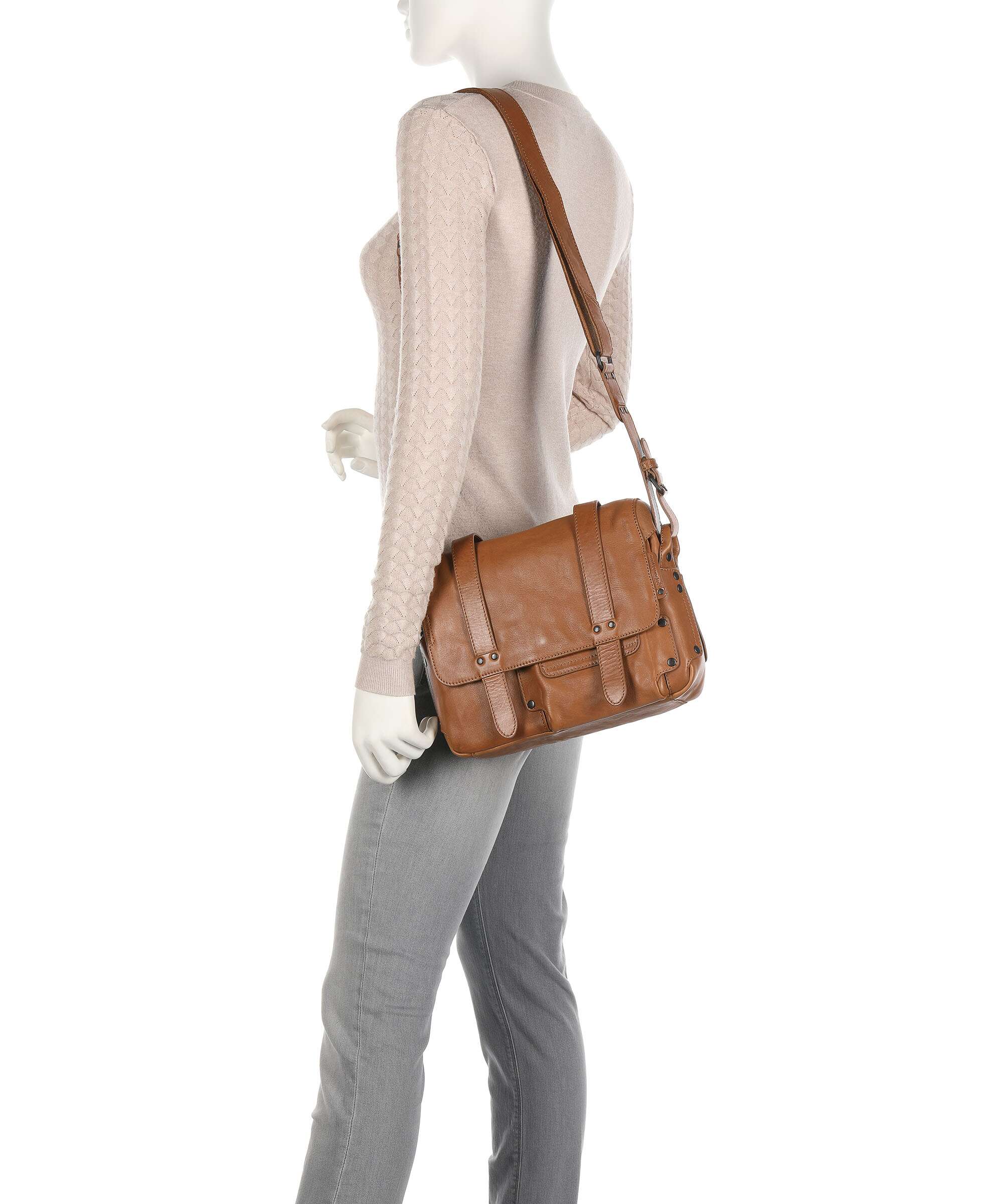 Aunts & Uncles Grandma's Luxury Club Miss Applepie Sac bandoulière caramel - Image 3