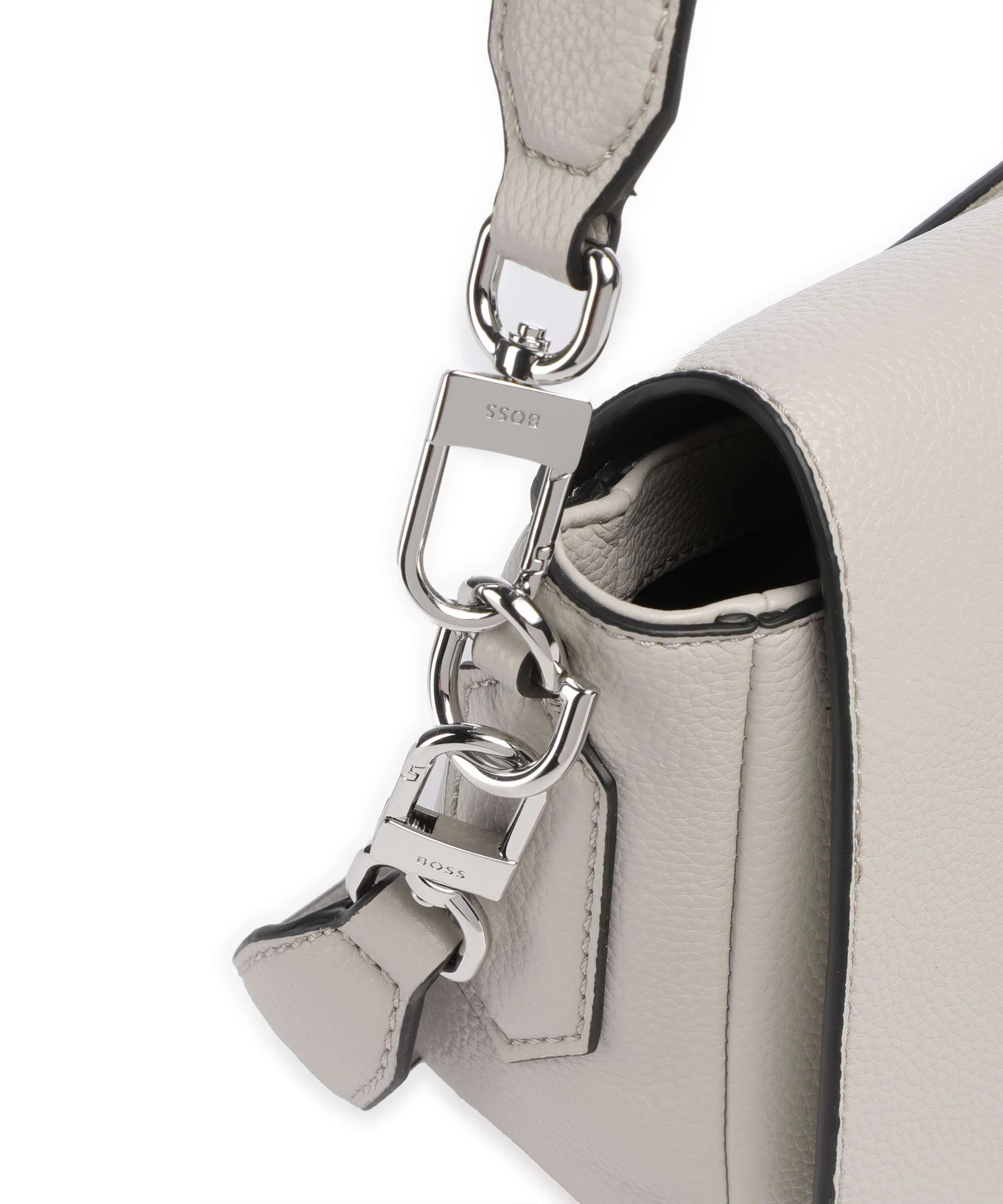 BOSS Anett Sac porté épaule light grey - Image 4