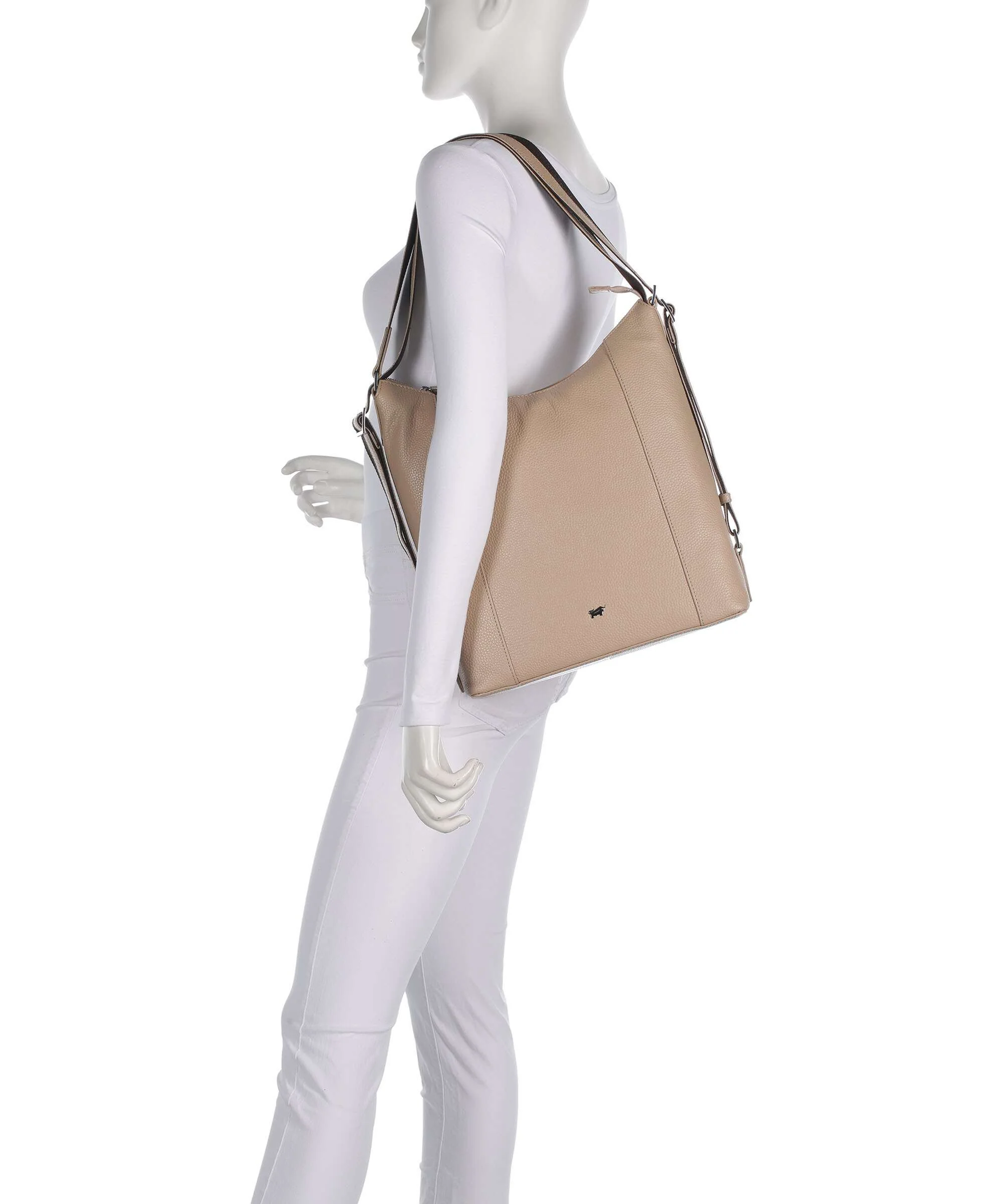 Braun Büffel Hanna Sac à main porté dos creme - Image 3