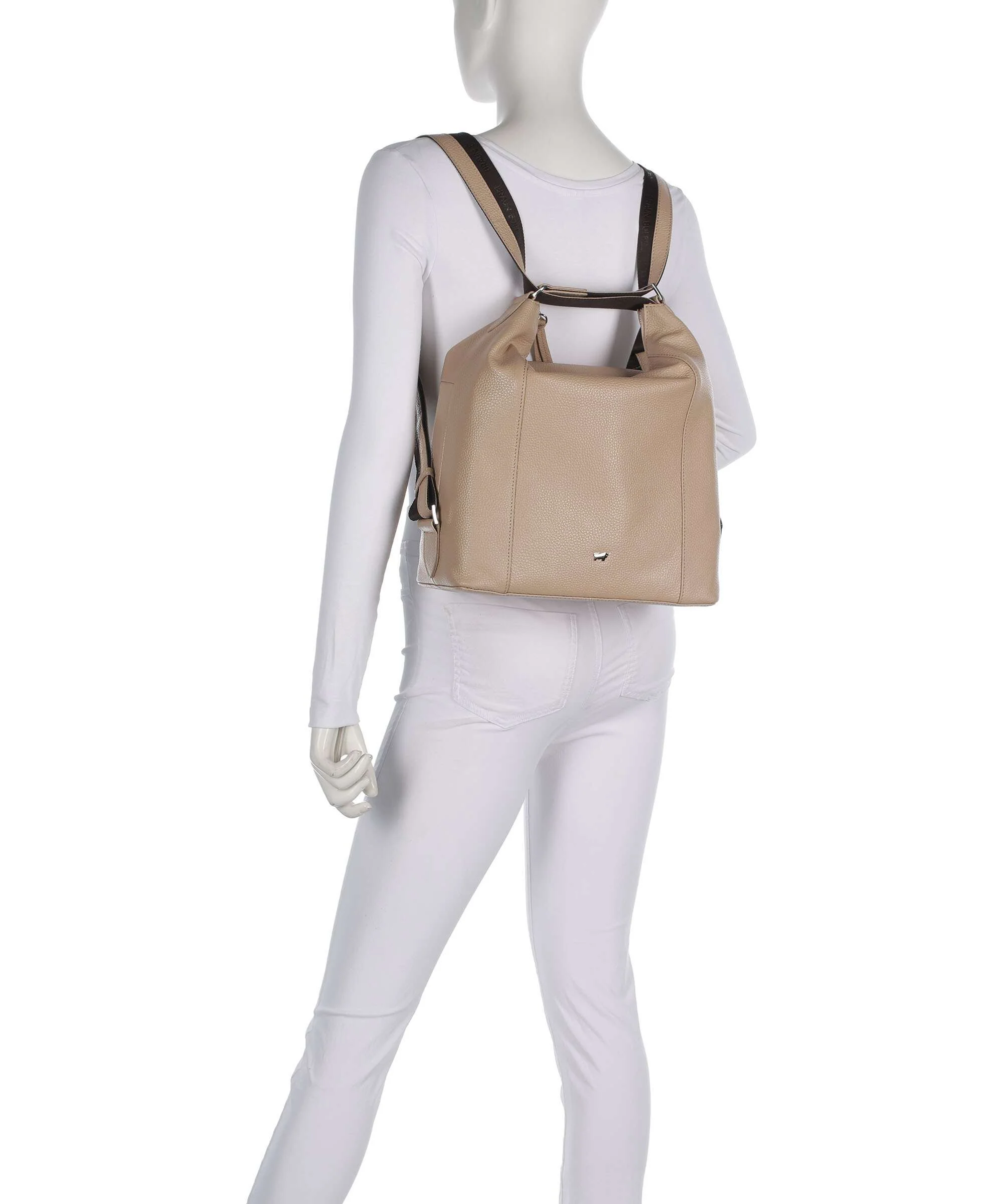 Braun Büffel Hanna Sac à main porté dos creme - Image 4