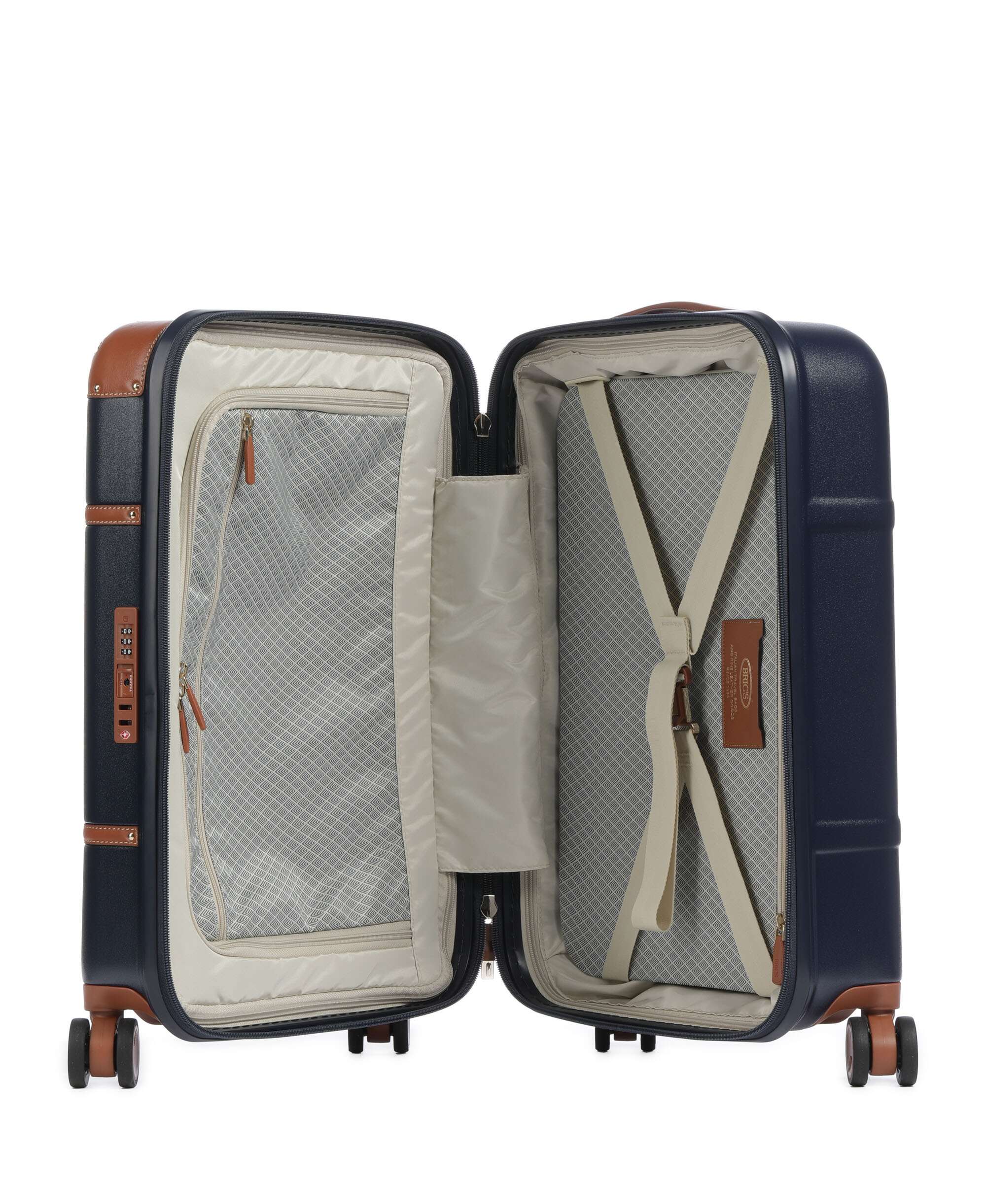 Brics Bellagio Valise 4 roues blue/tan - Image 6